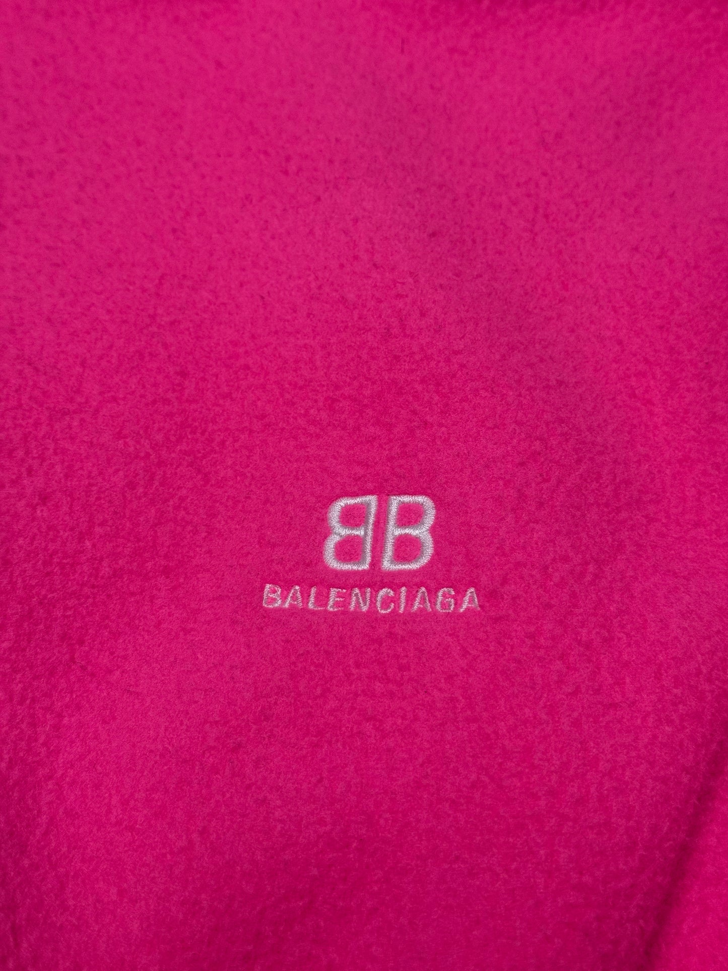 Balenciaga Reversible Sporty B Track Jacket Black Red Pink
