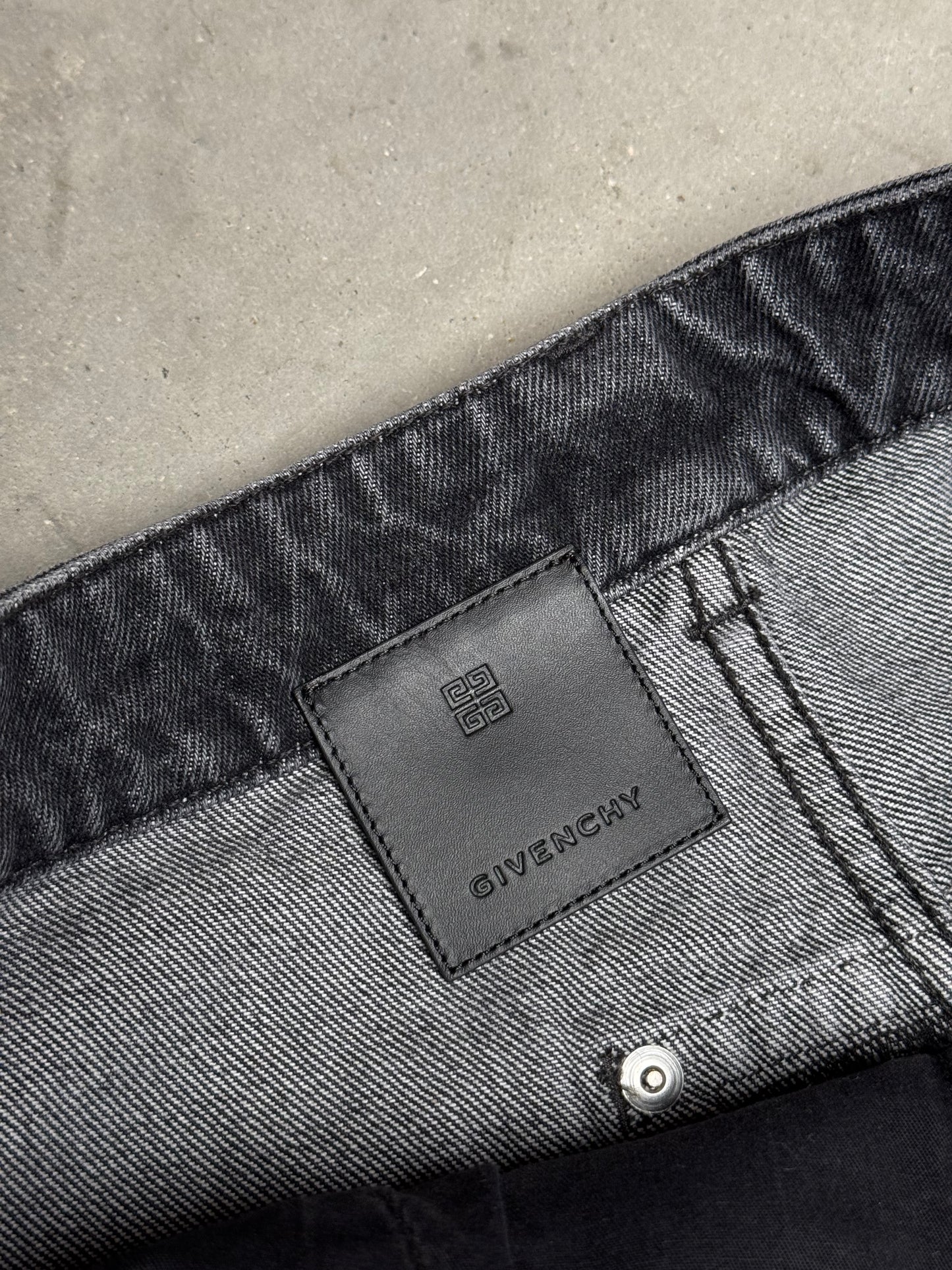 Givenchy Oversized Denim Jeans Black