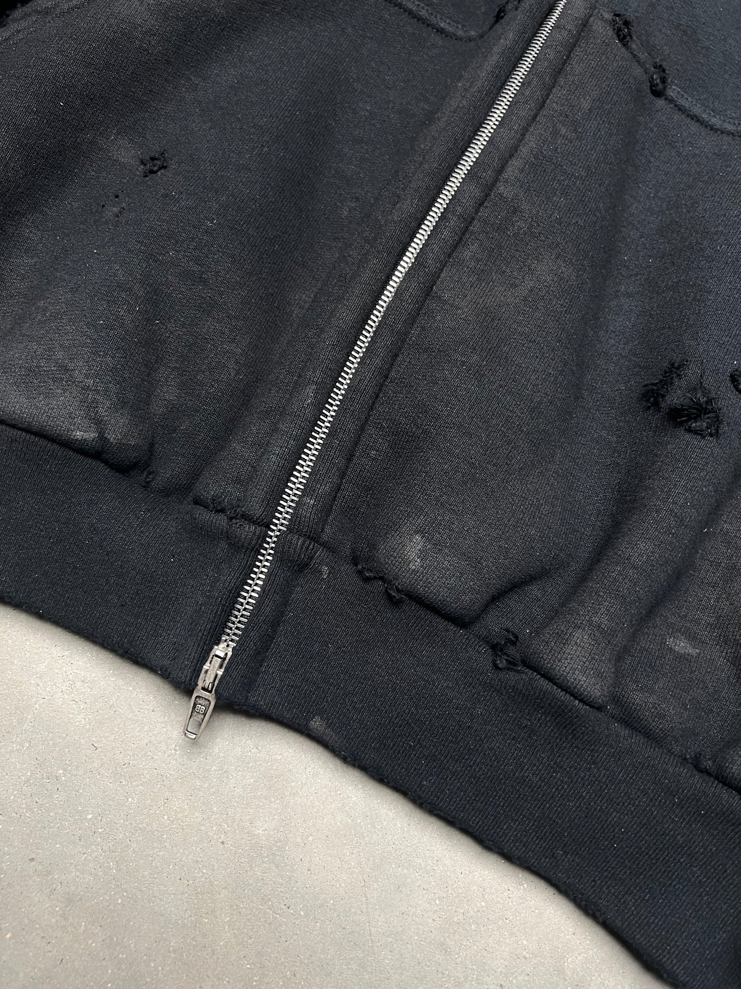 Balenciaga Paris Moon Outerwear Zip Up Hoodie