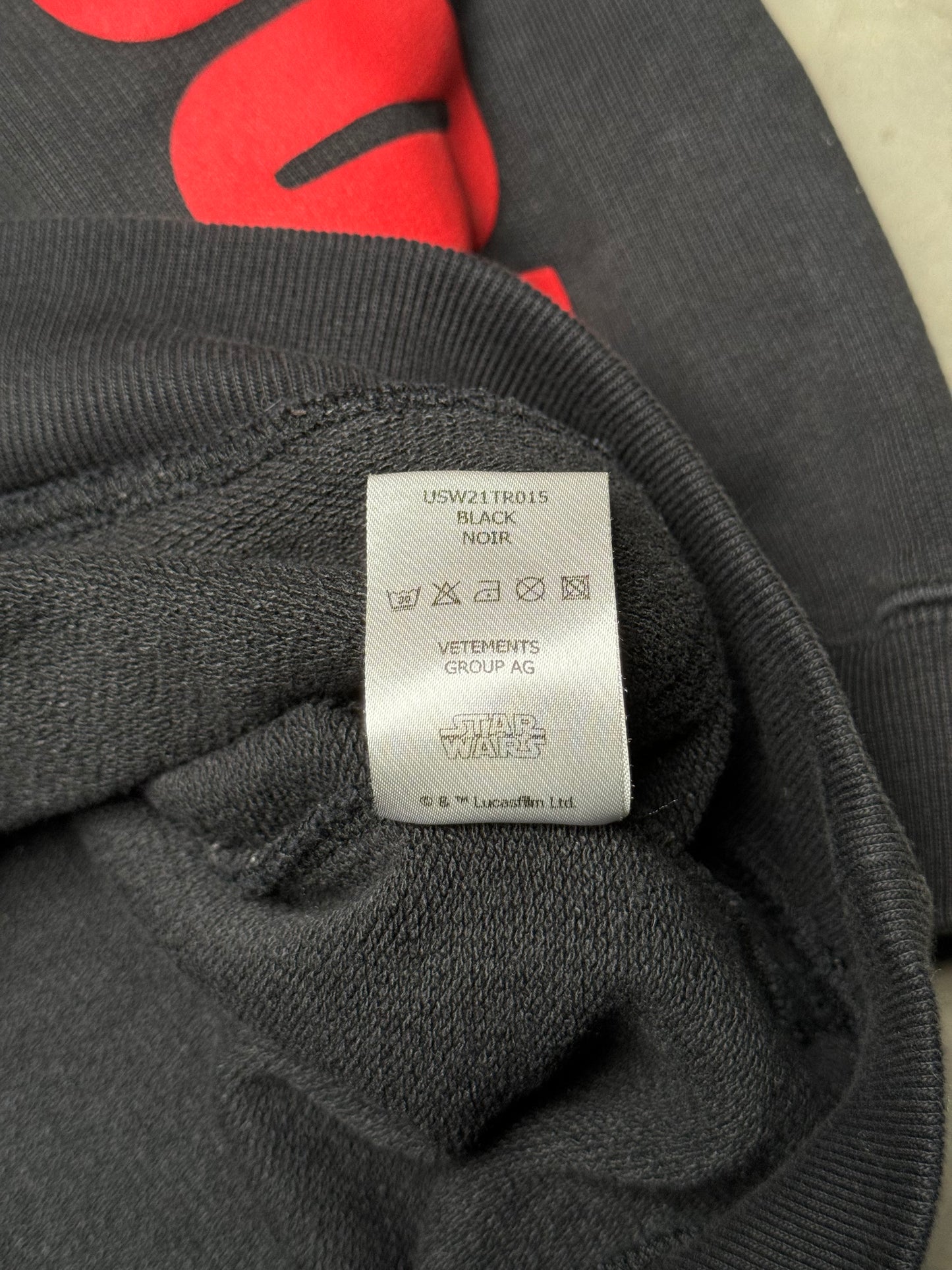 VETEMENTS Star Wars A New Hope Coming Soon Hoodie