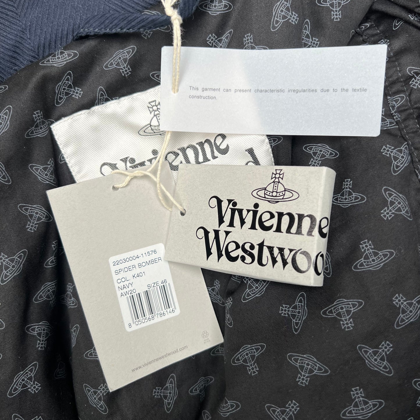 Vivienne Westwood Spider Bomber Navy