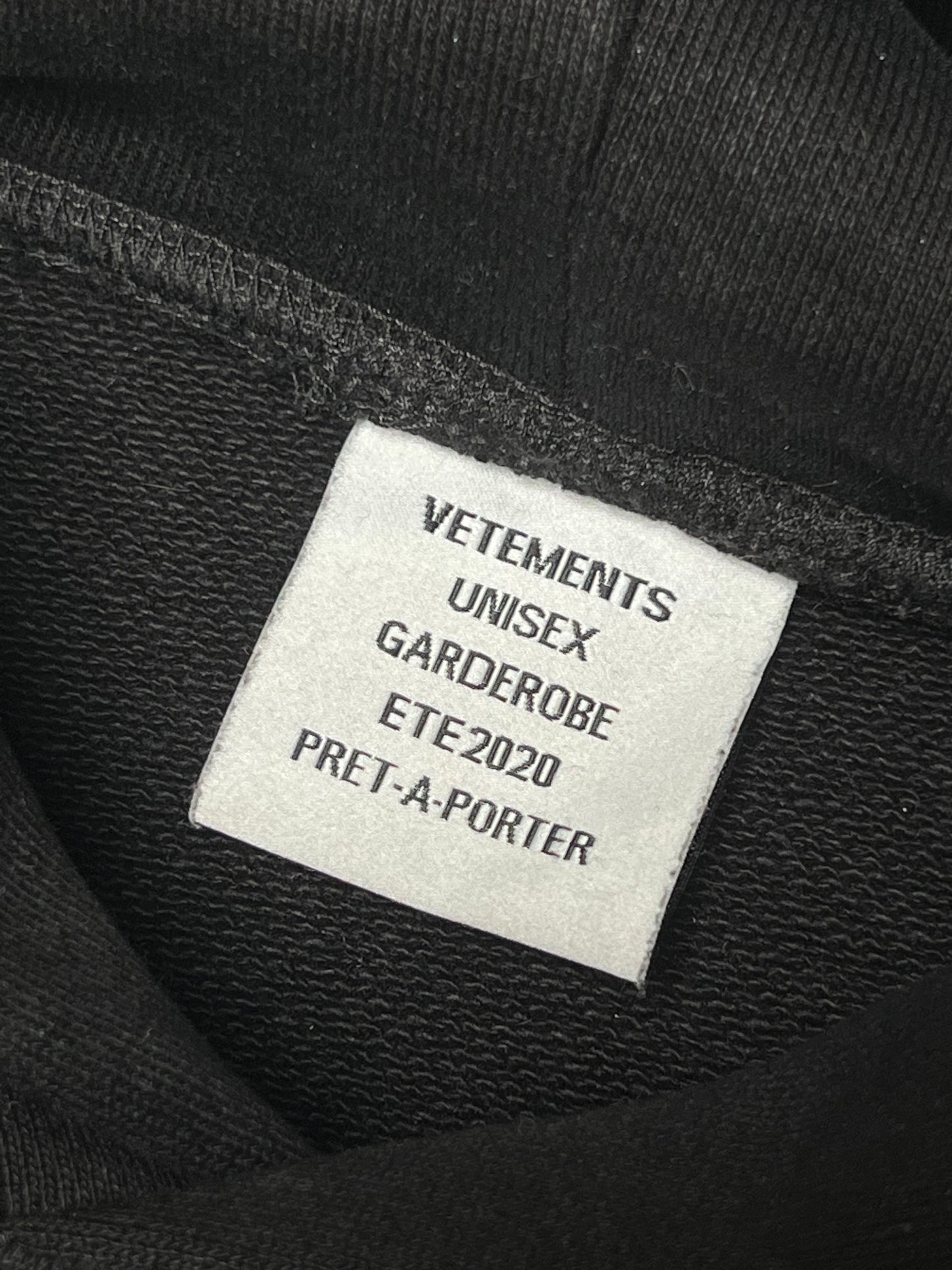 VETEMENTS Bling Bling Logo Hoodie