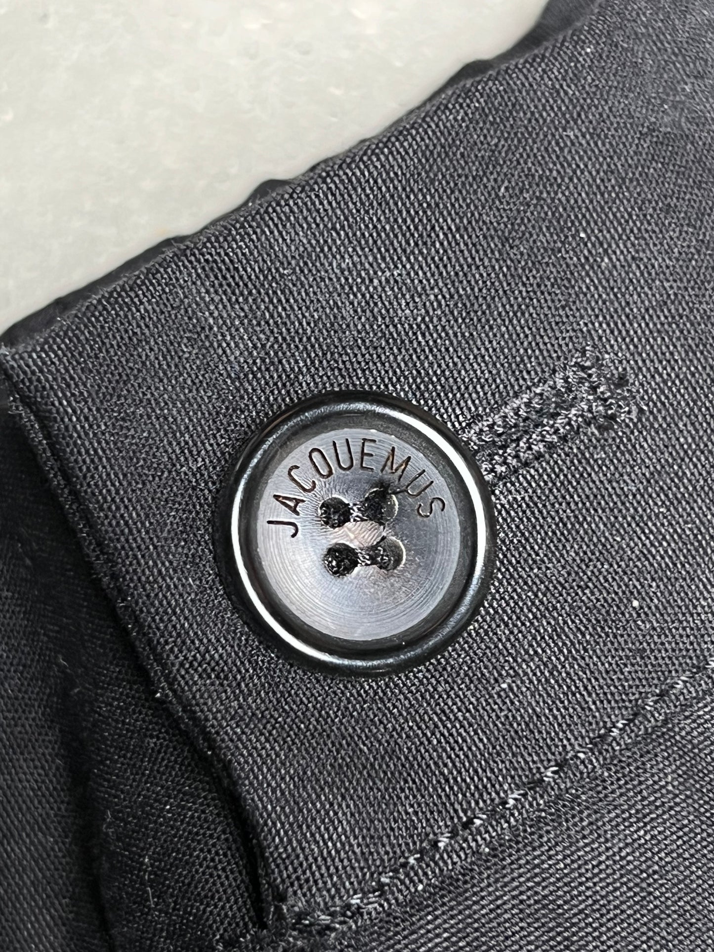 Jacquemus FW22 Le Papier Le Cargo Marrone Black Cargo Zipped Pants