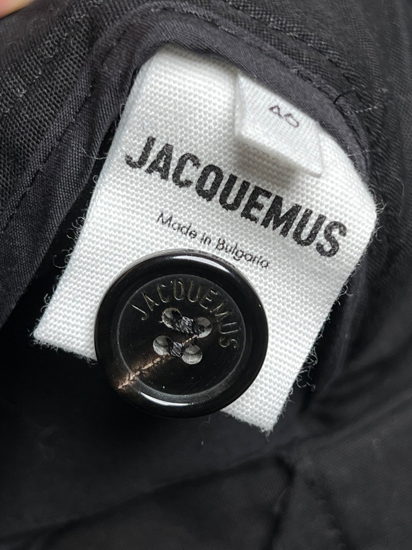 Jacquemus FW22 Le Papier Le Cargo Marrone Black Cargo Zipped Pants