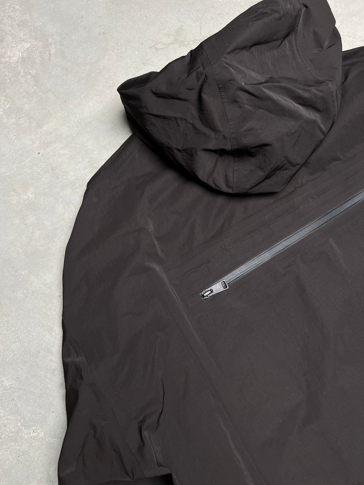 Bottega Veneta Packable Nylon Jacket Brown