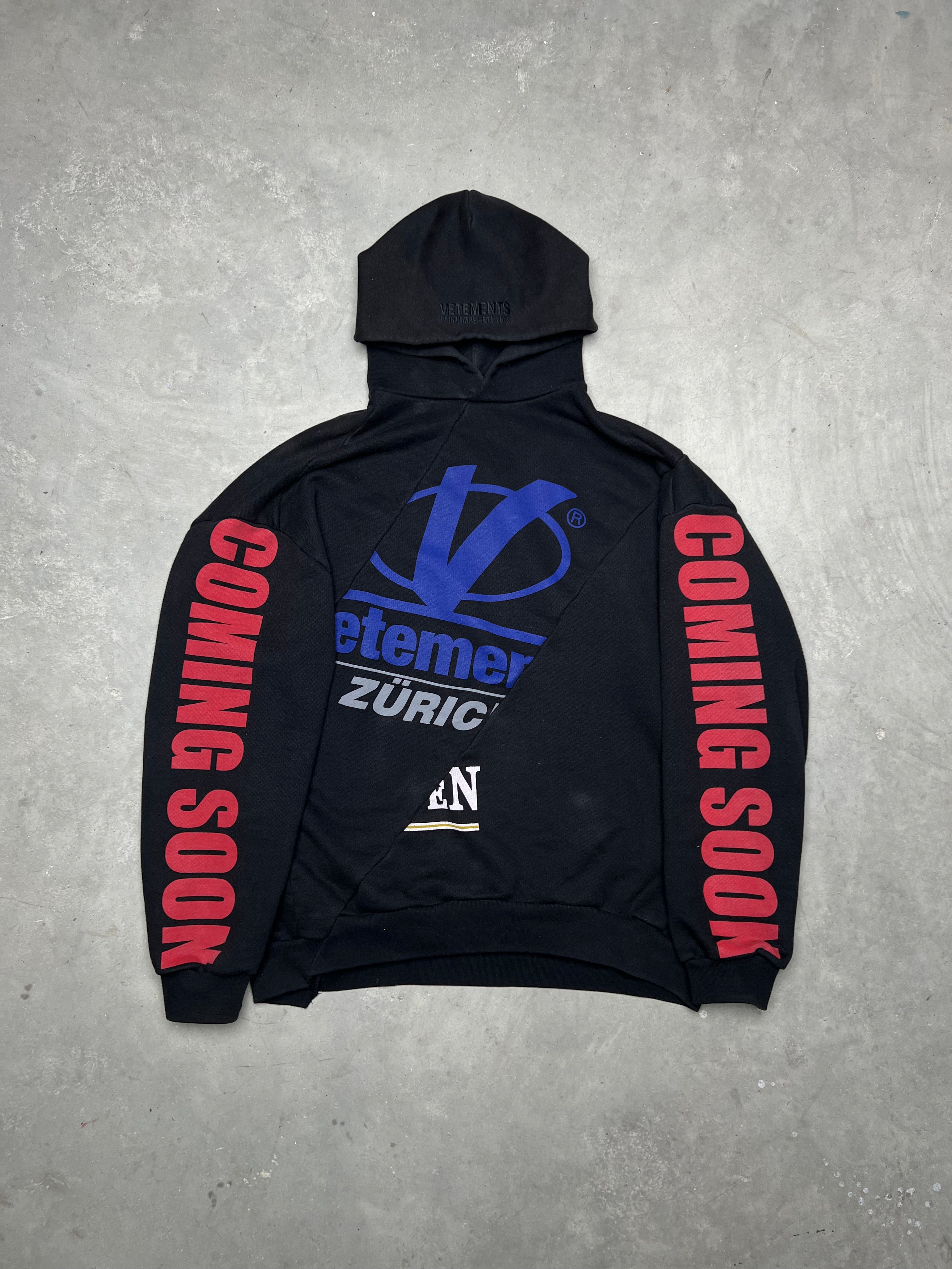 Vetements coming hot sale soon hoodie