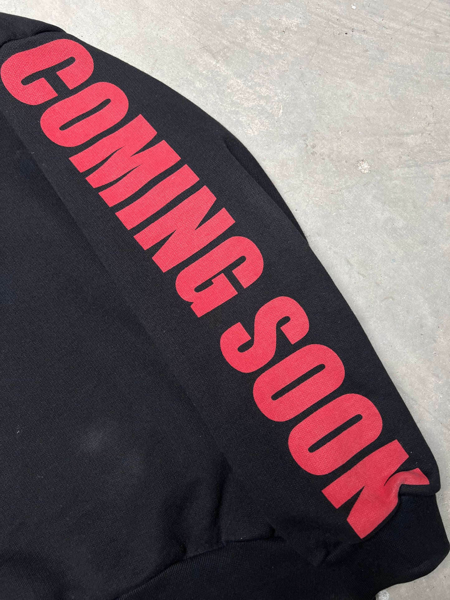 VETEMENTS SS18 Zurich Antwerpen Coming Soon Reconstructed Hoodie