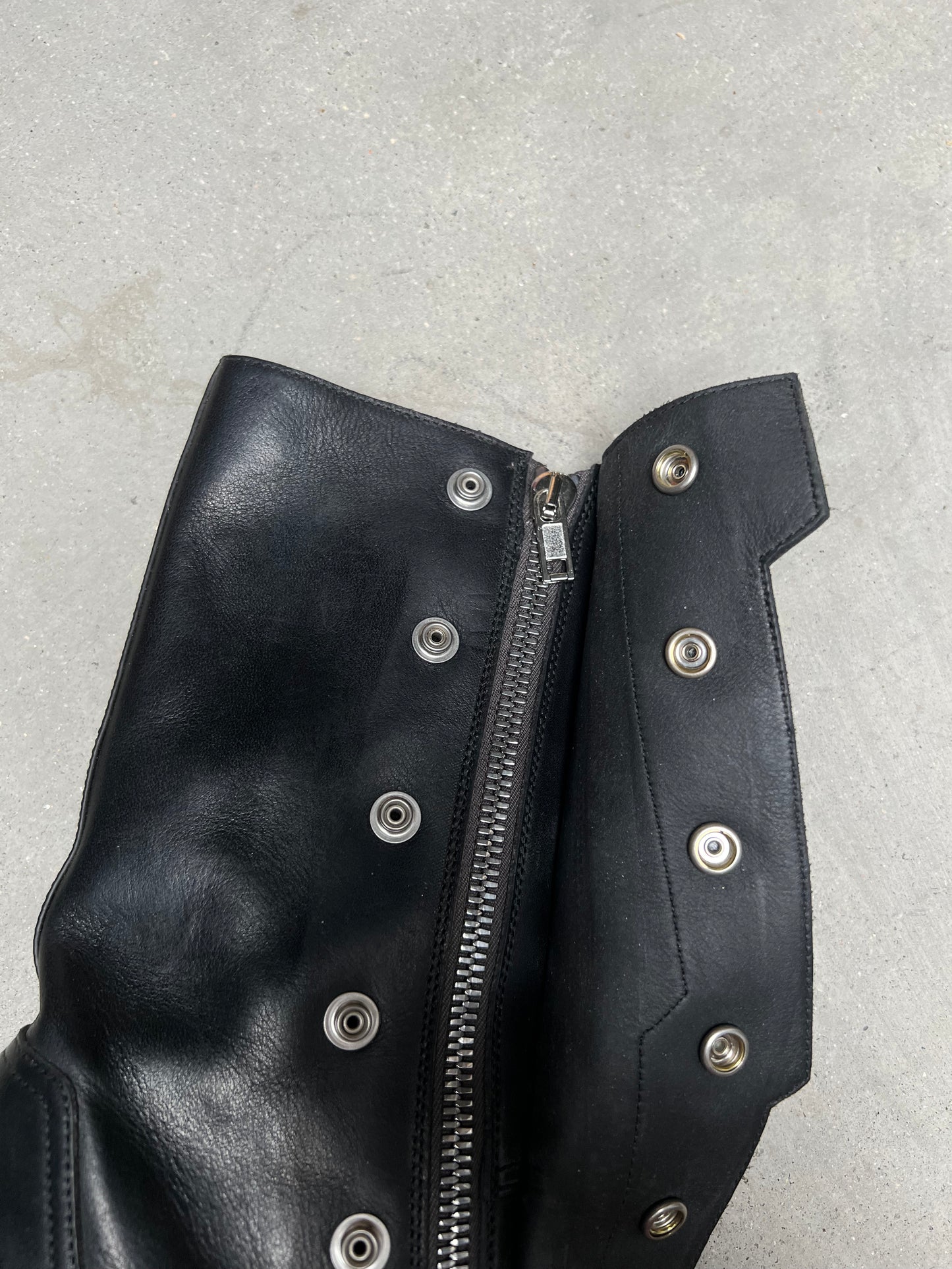 Rick Owens FW20 PERFORMA Biker Platform Kiss Boots