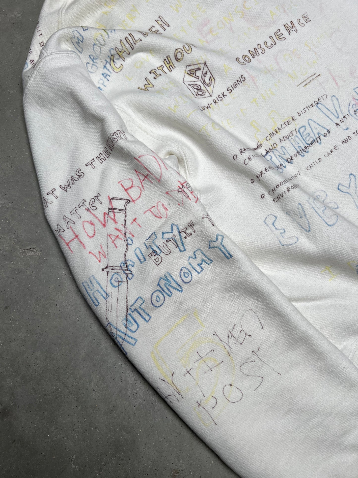 Yeezy Season 5 Scribble Crewneck