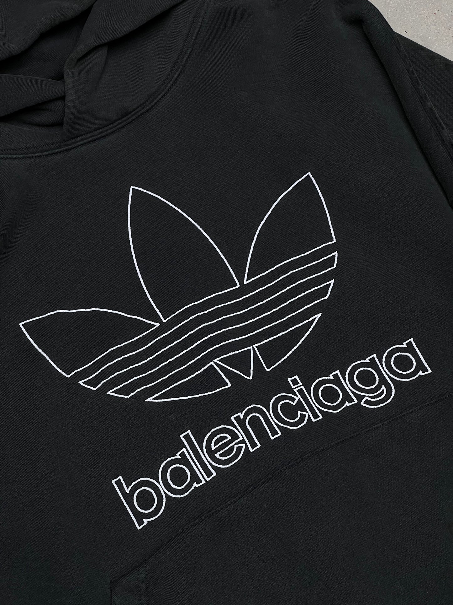 Balenciaga x Adidas Logo Hoodie Green