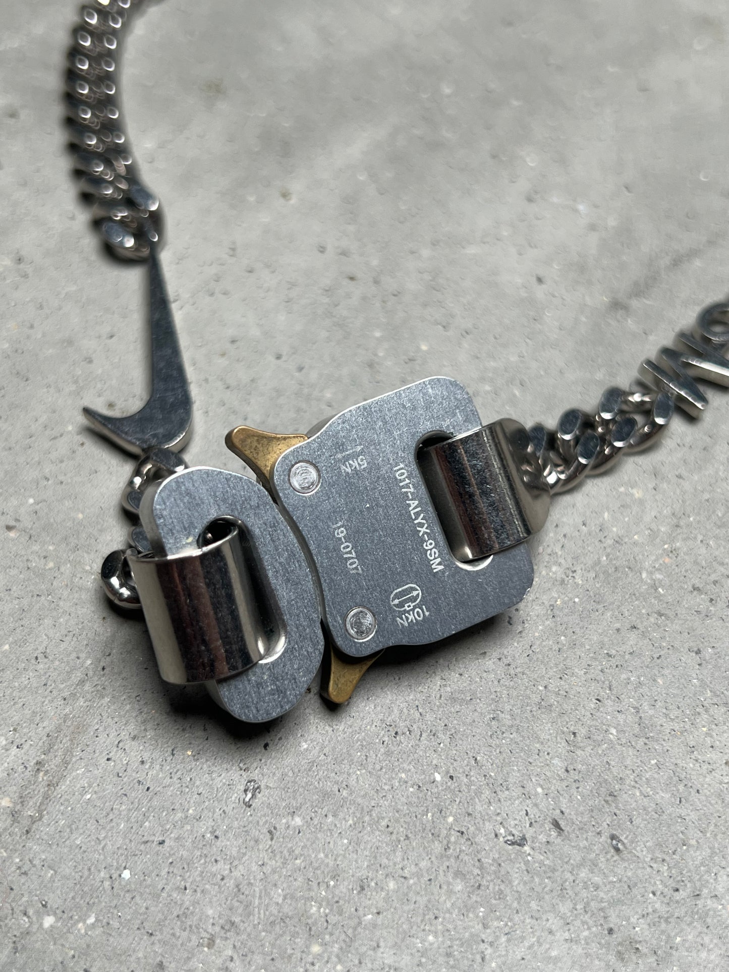 1017 ALYX 9SM x Nike FW19 Hero Swoosh Chain Necklace