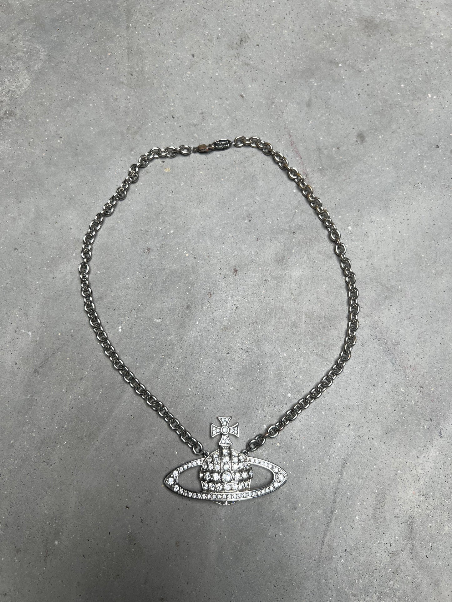Vivienne Westwood Bas Relief Crystal Necklace