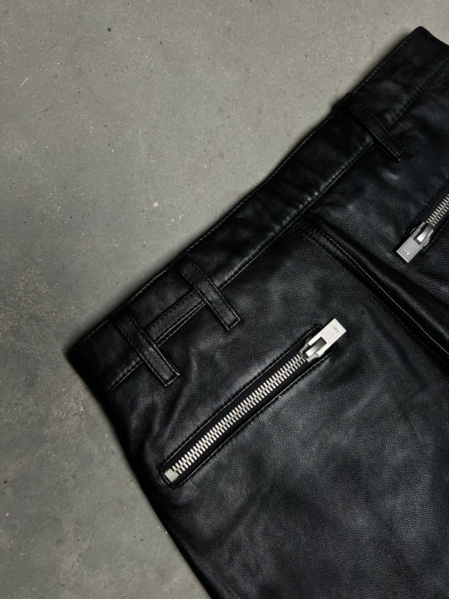 HELIOT EMIL Secluse Leather Trousers