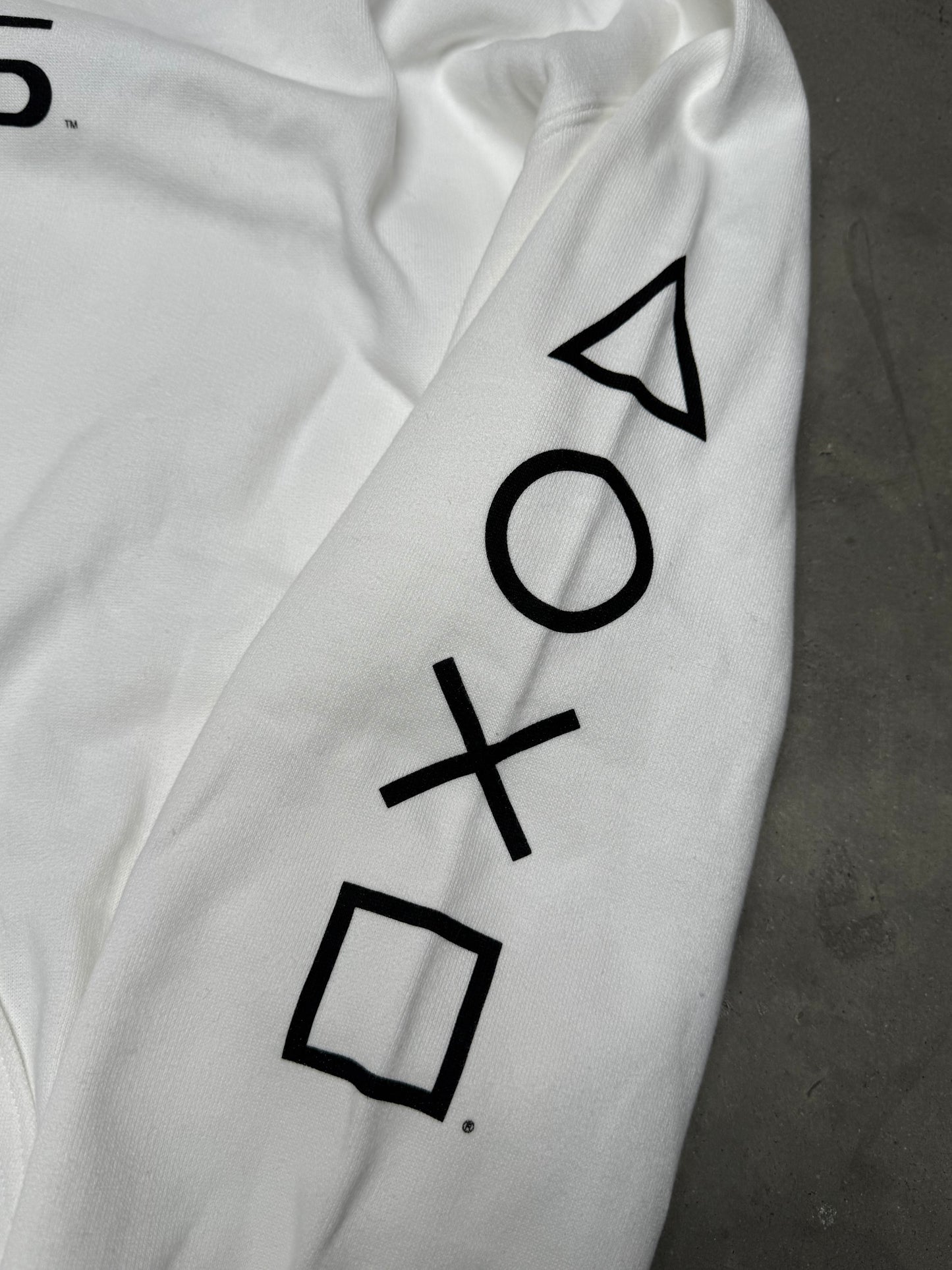 Balenciaga PlayStation 5 Oversized Hoodie White