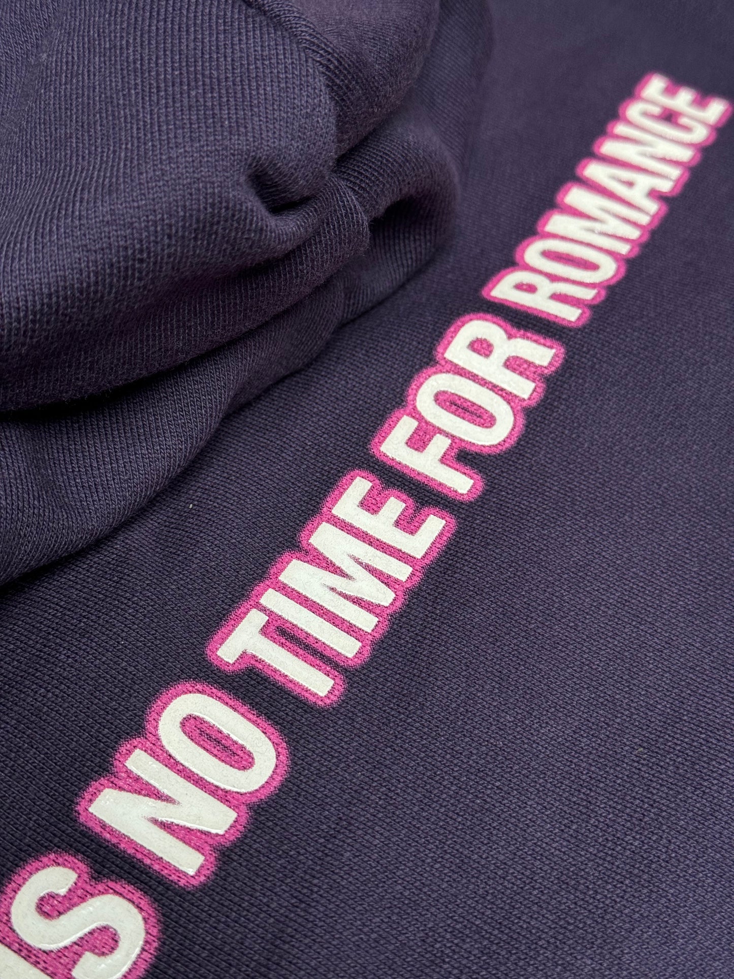 VETEMENTS Cupid No Time For Romance Hoodie Violet