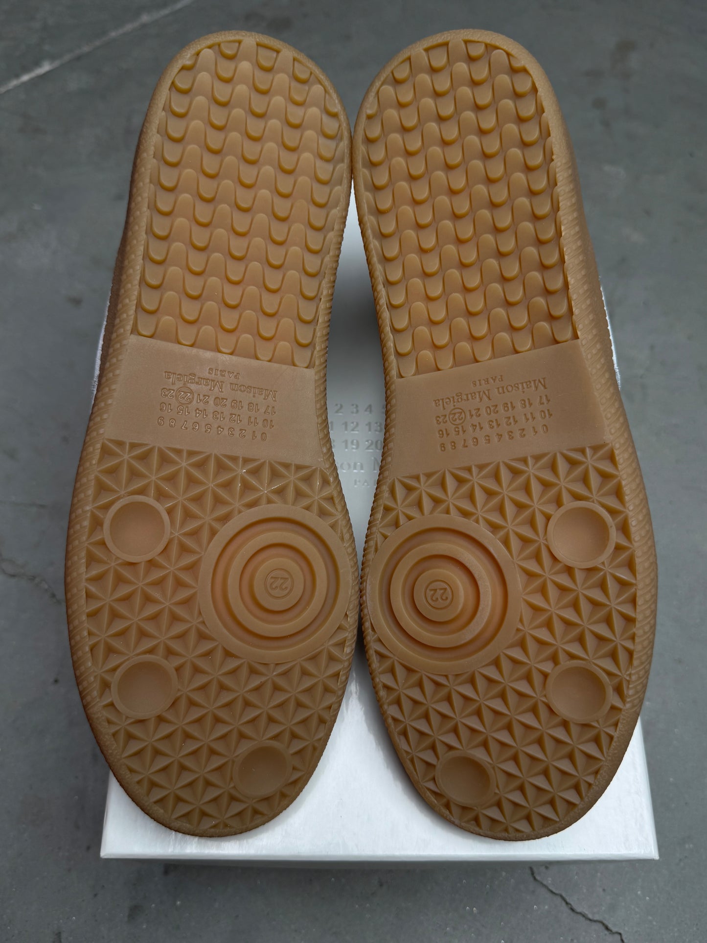 Maison Margiela Replica Leather Sneakers White