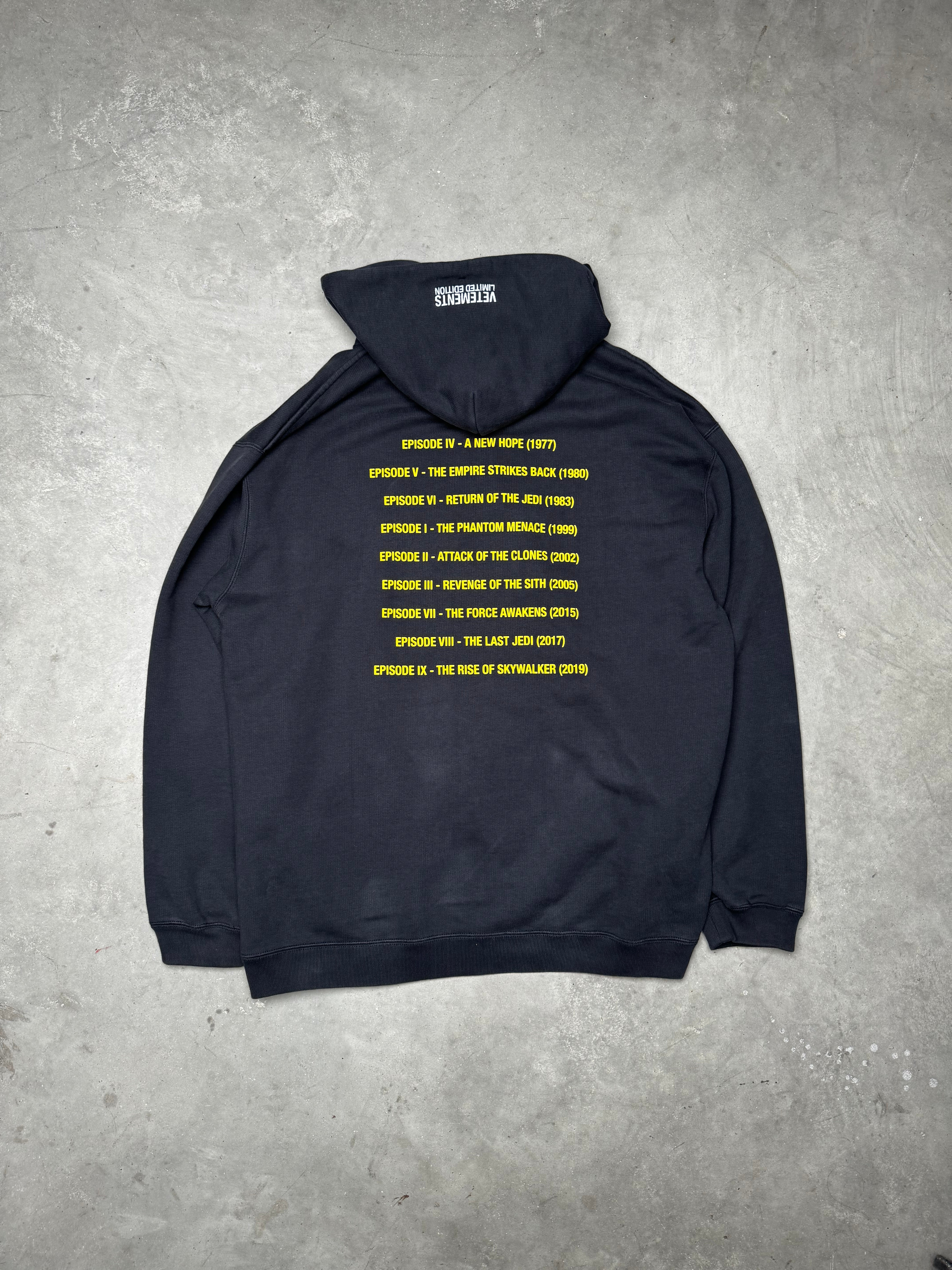 VETEMENTS Star Wars Yellow Logo Hoodie (Defective) – ARCHIVE A