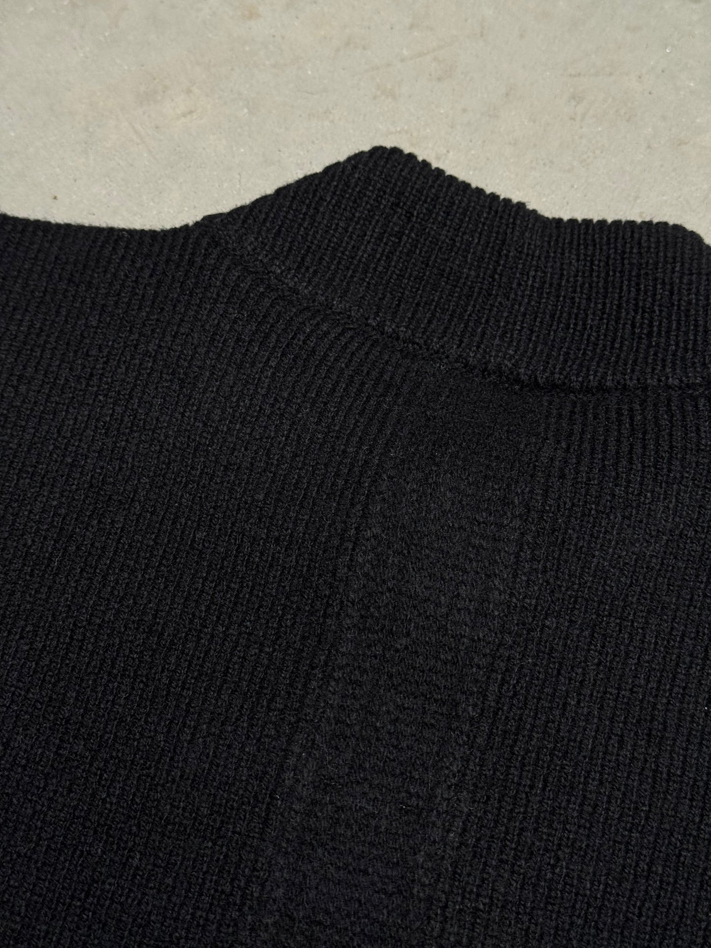 Rick Owens FW24 PORTERVILLE Jumbo Sweater Black