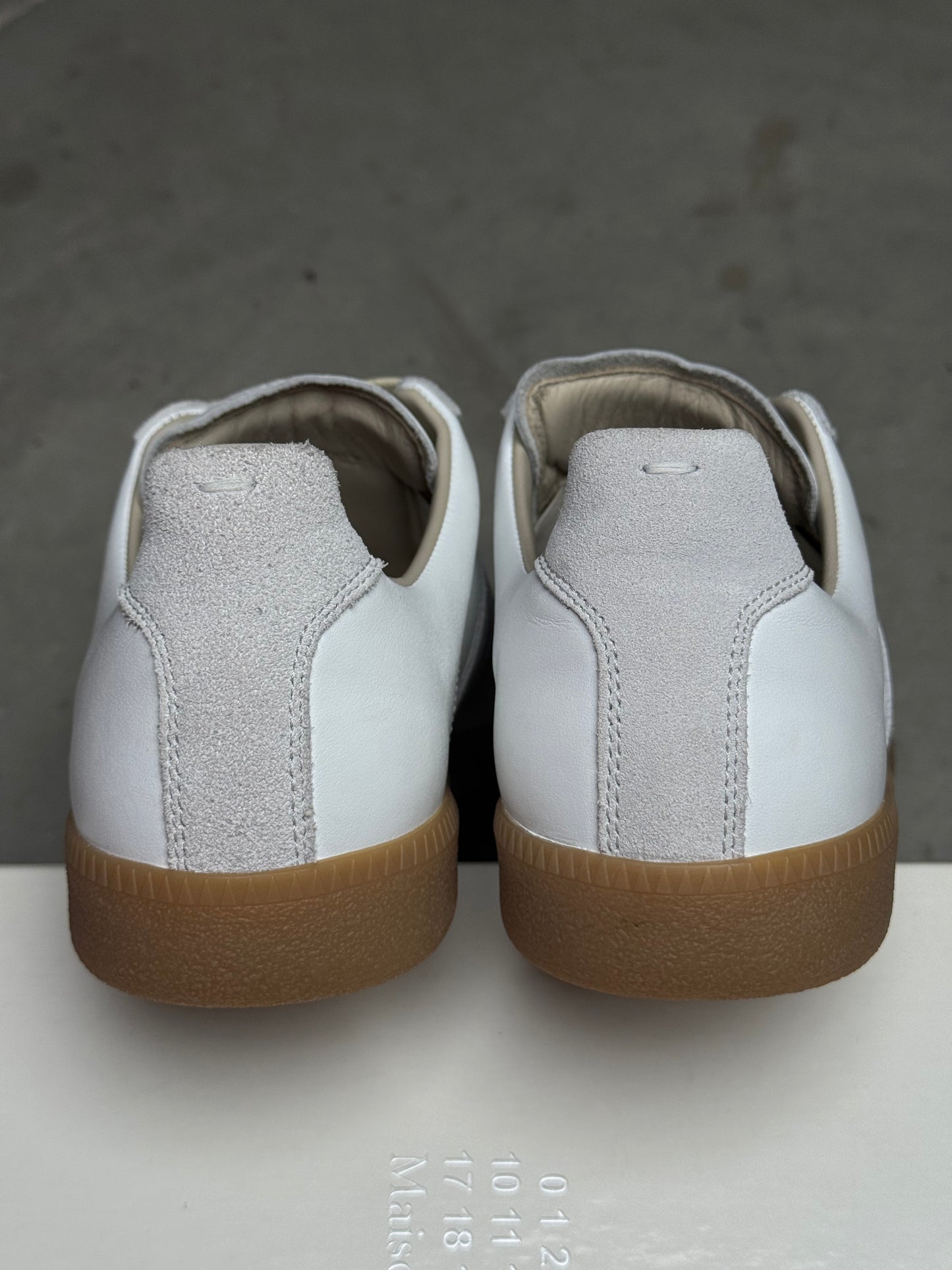 Maison Margiela Replica Leather Sneakers White