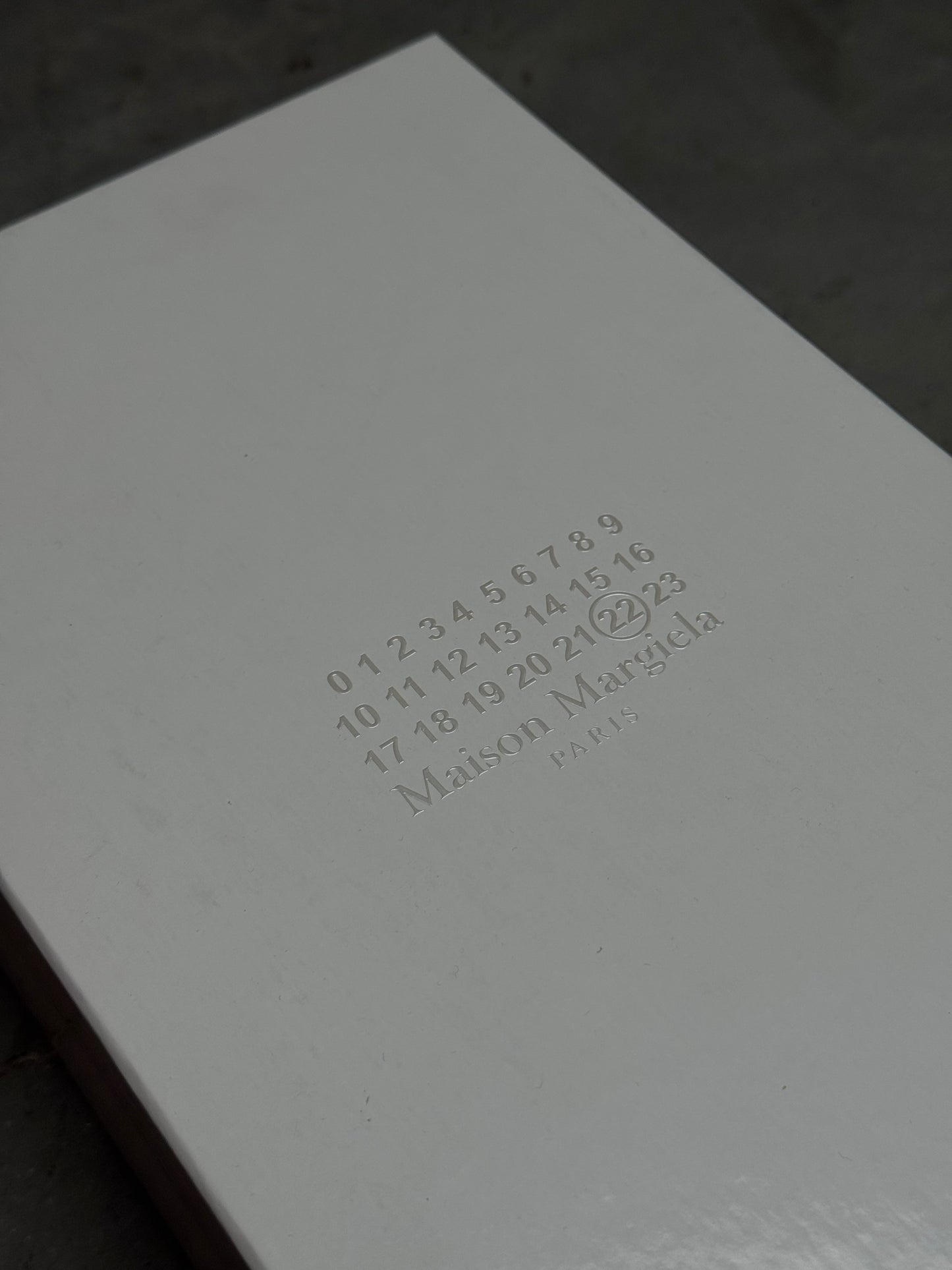 Maison Margiela Replica Leather Sneakers White