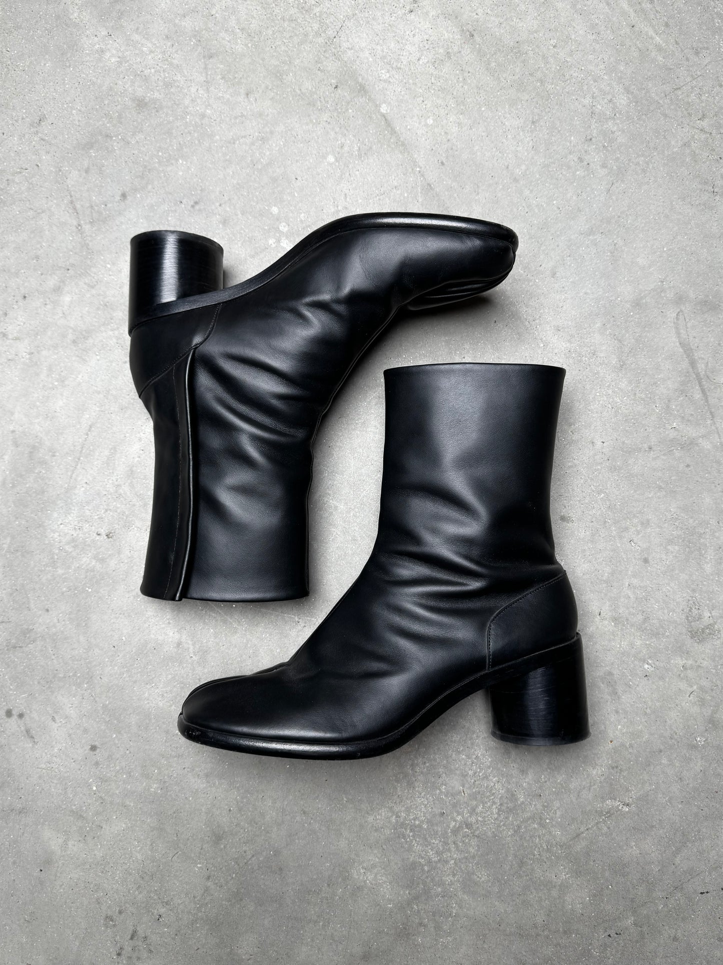 Maison Margiela Tabi Boots 60mm Black Leather