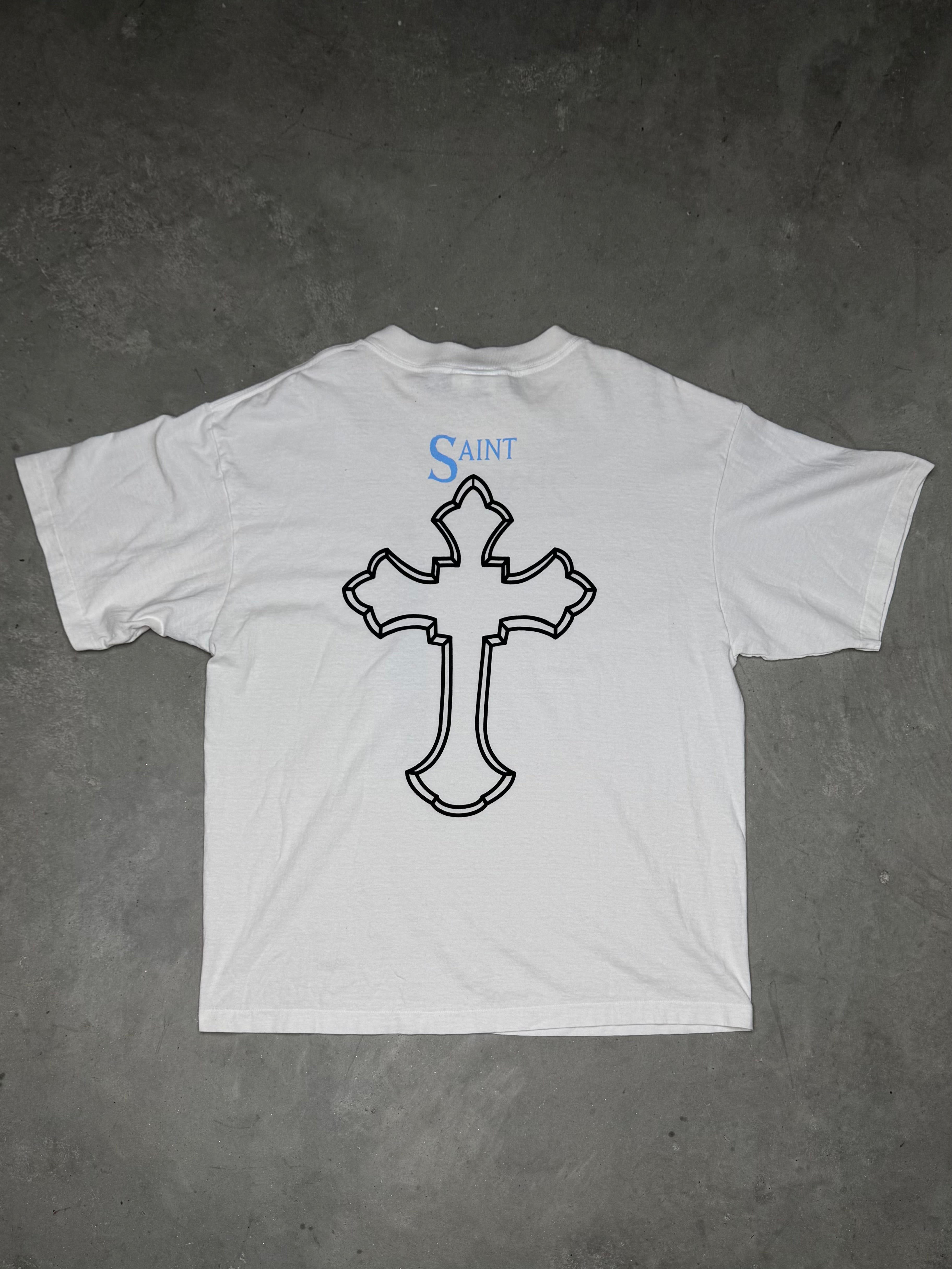SAINT Mxxxxxx (Saint Michael) 2Pac T-Shirt White – ARCHIVE A