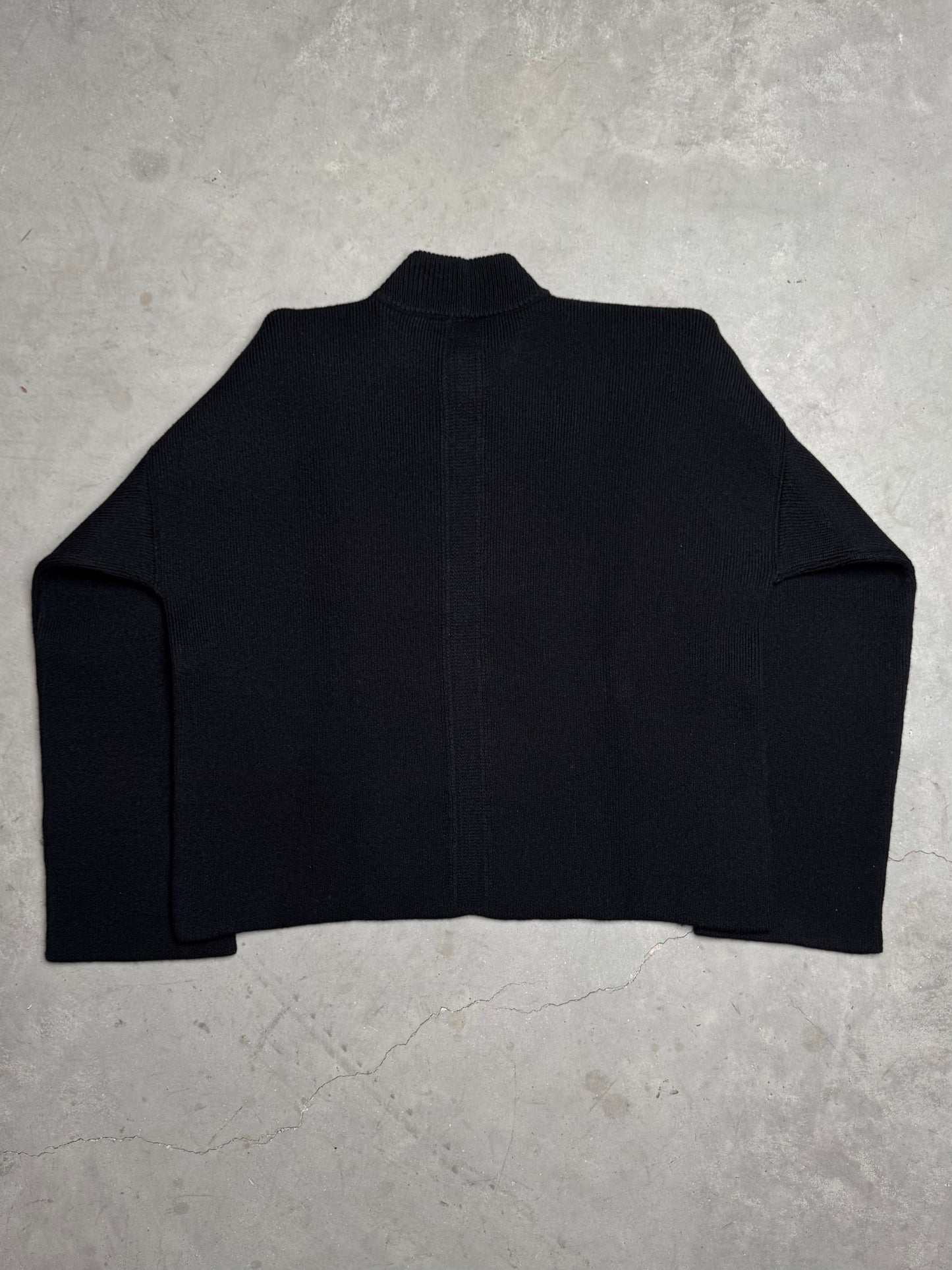 Rick Owens FW24 PORTERVILLE Jumbo Sweater Black