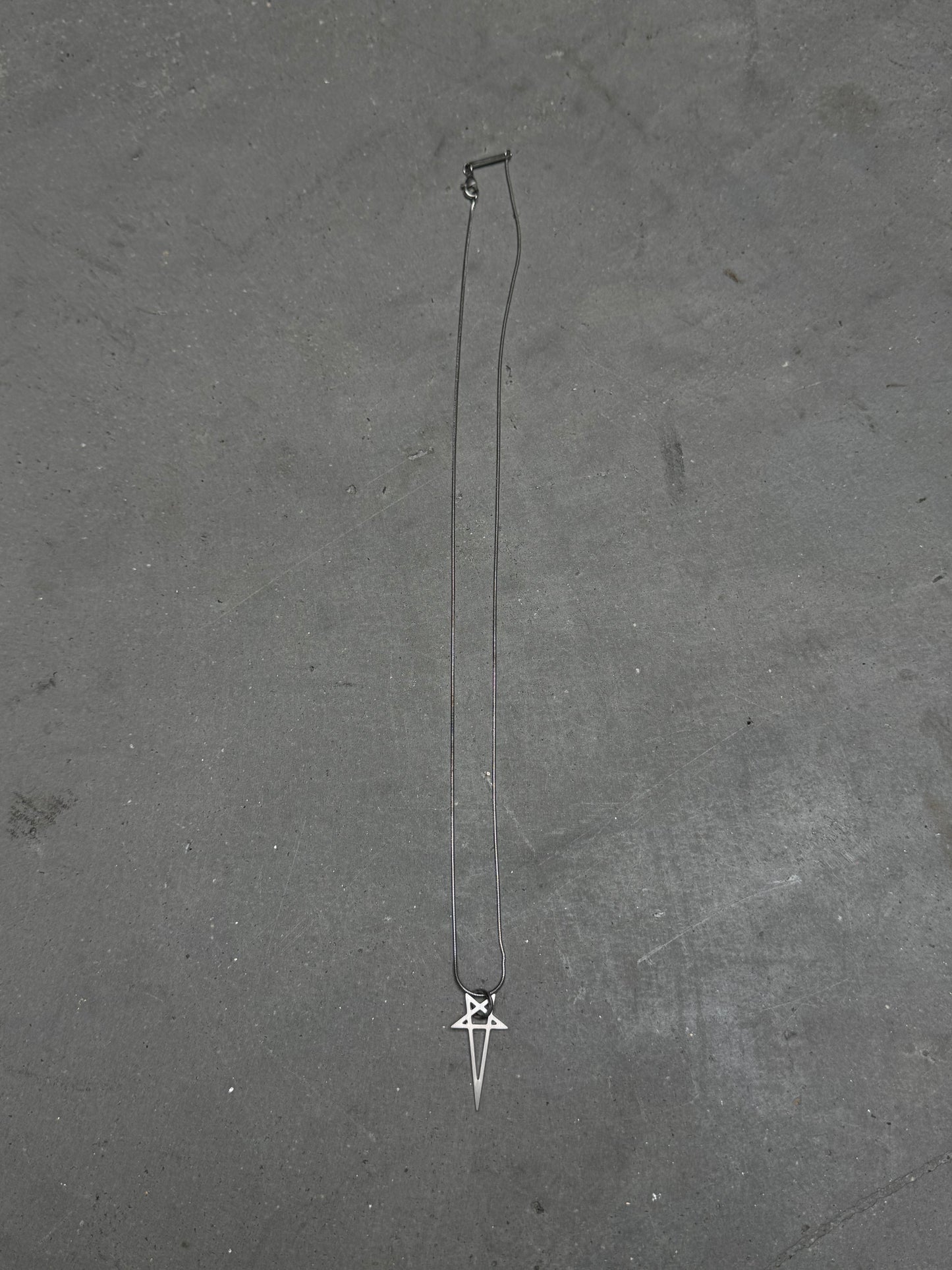 Rick Owens Pentagram Necklace