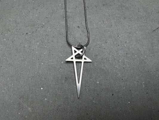 Rick Owens Pentagram Necklace