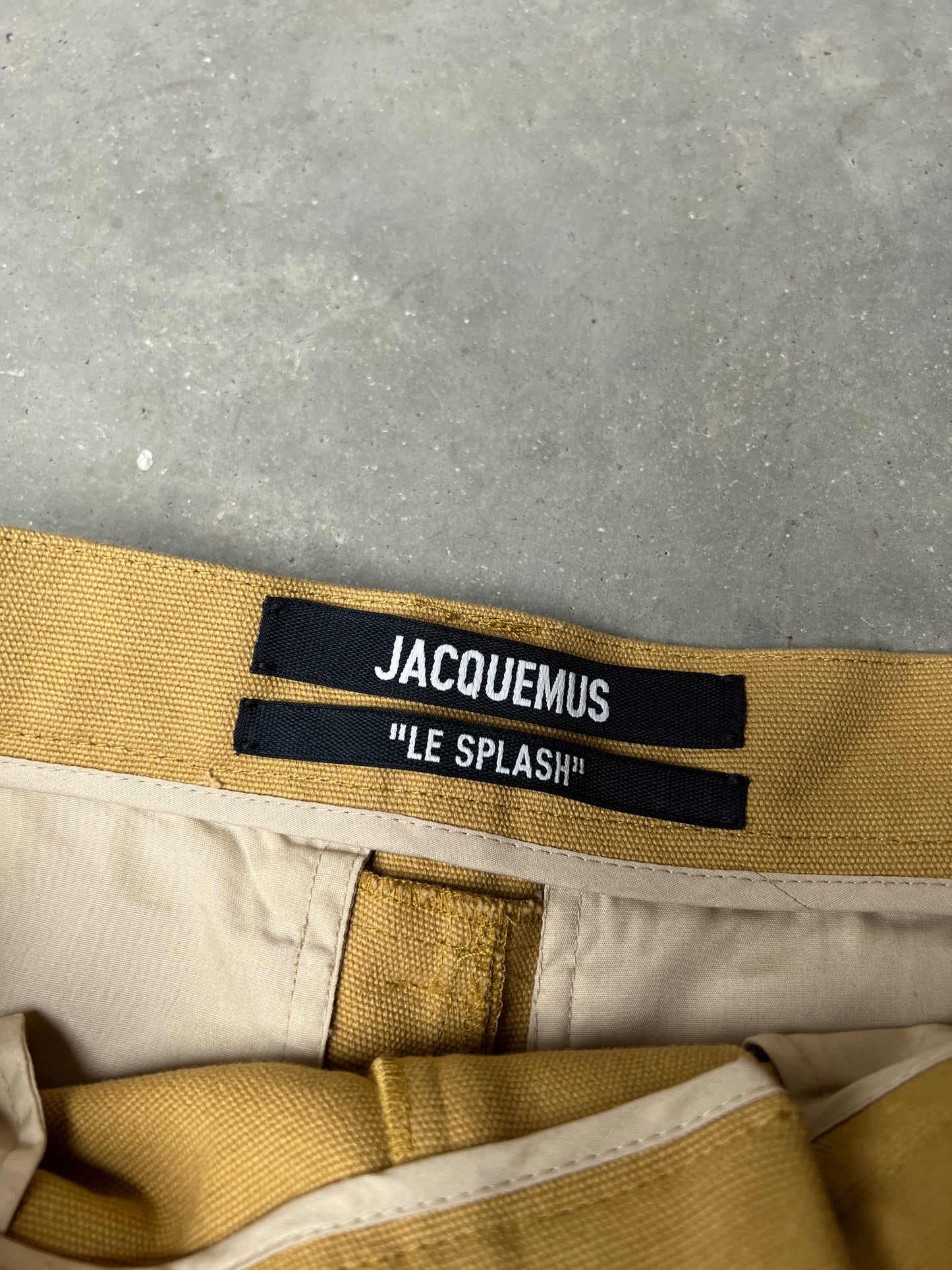 Jacquemus Le Cargo Giardino Dark Beige Cotton Cargo Pants