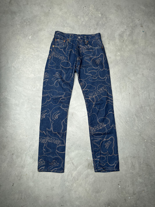 Levi's x BAPE Camo 501 93 Denim Jeans