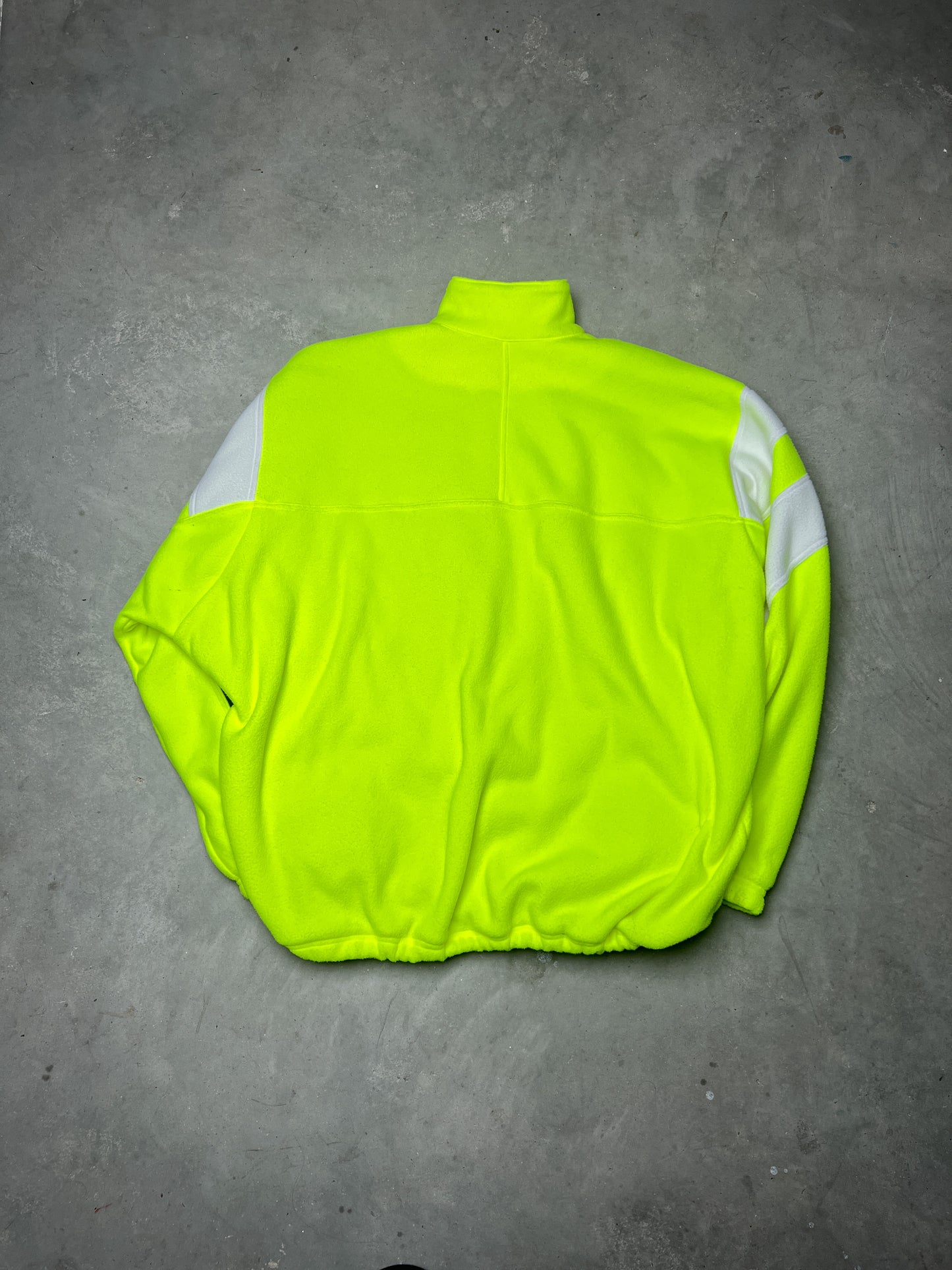 Balenciaga Sporty B Cosy Fleece Tracksuit Jacket Fluo Yellow