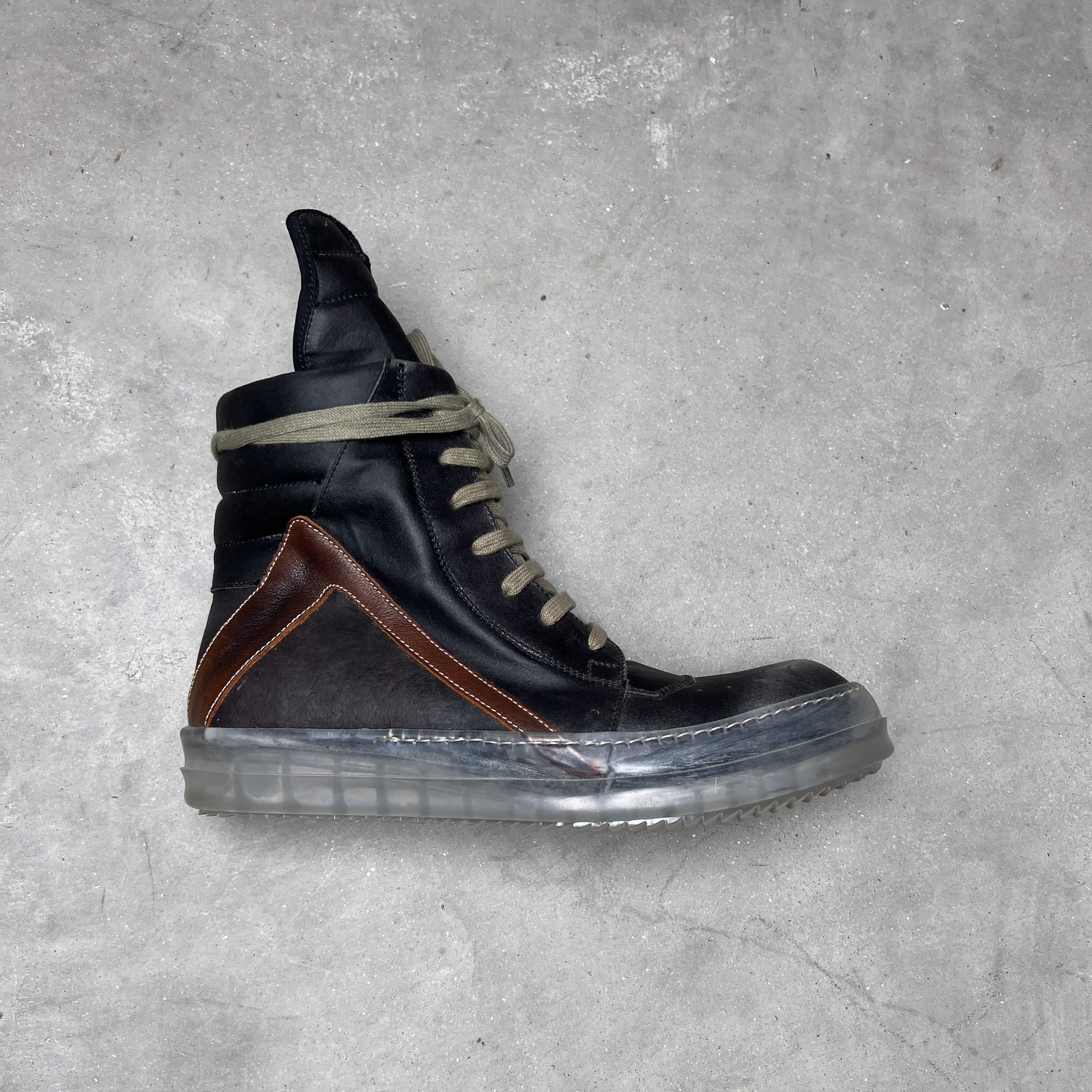 Rick Owens SS19 BABEL Geobasket Black Bluejay – ARCHIVE A