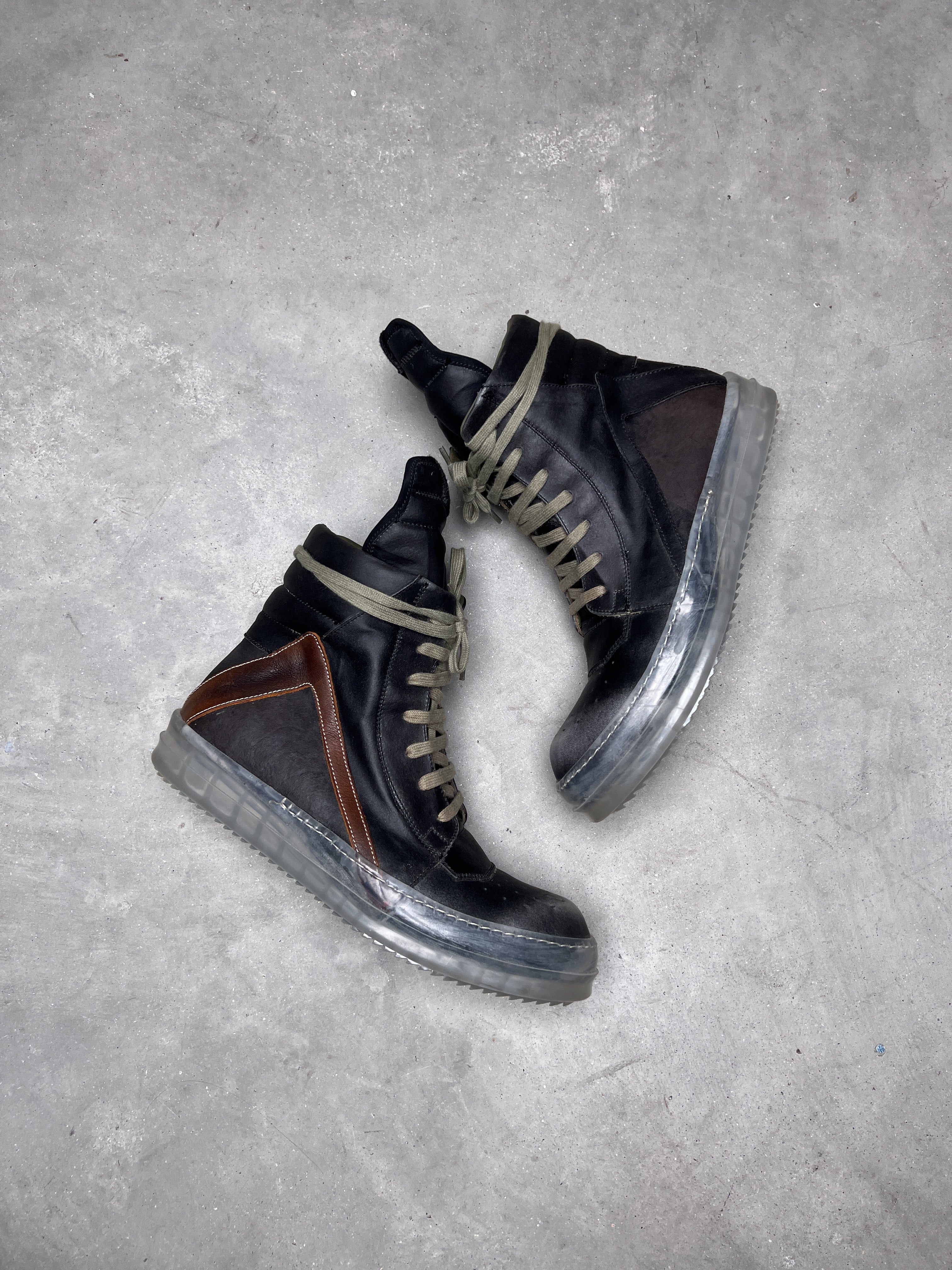 Rick Owens SS19 BABEL Geobasket Black Bluejay – ARCHIVE A