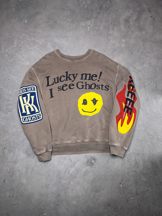 CPFM Kids See Ghosts Lucky Me Crewnecks