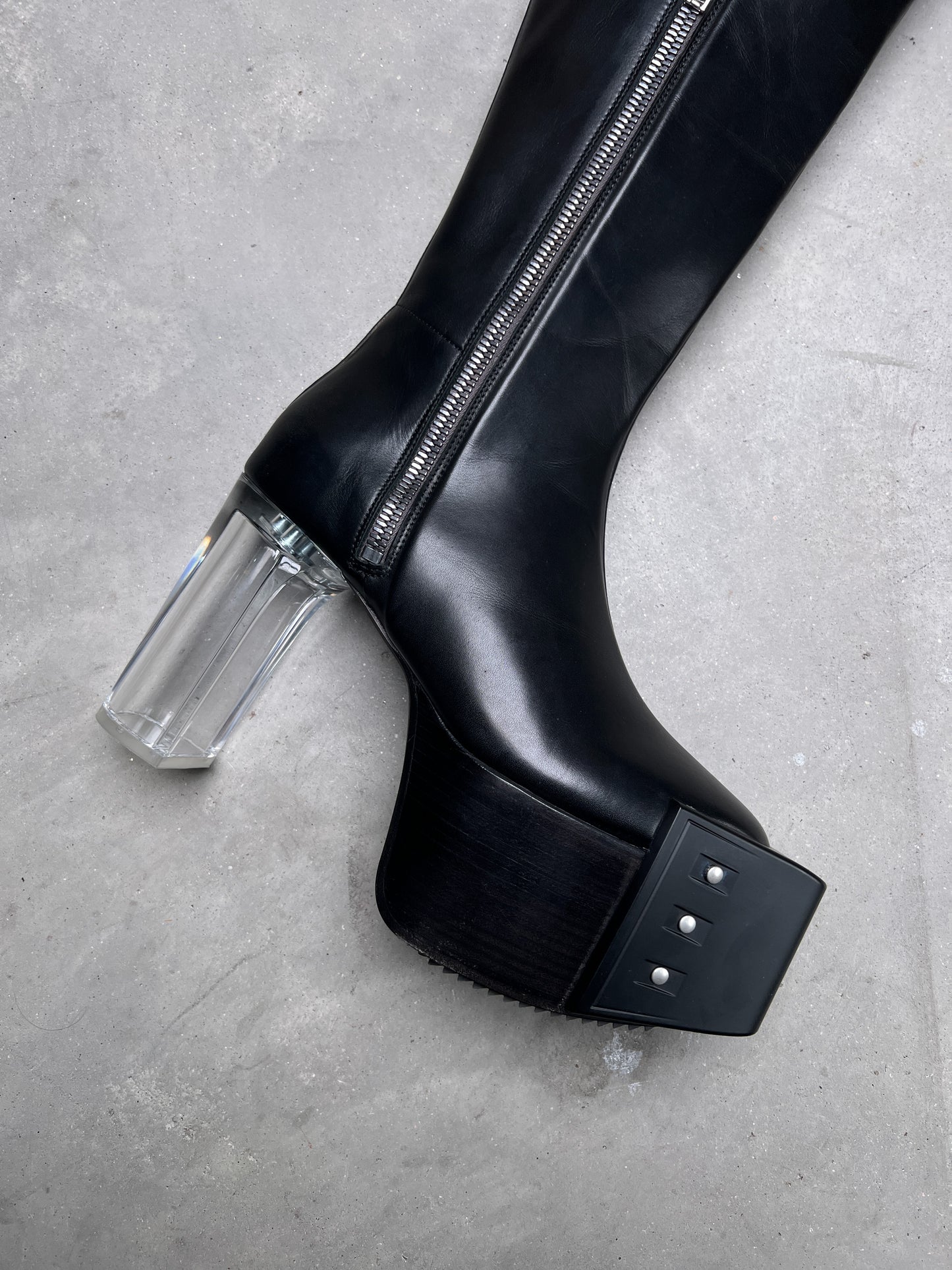 Rick Owens FW21 GETHSEMANE Thigh High Waders Kiss Boots