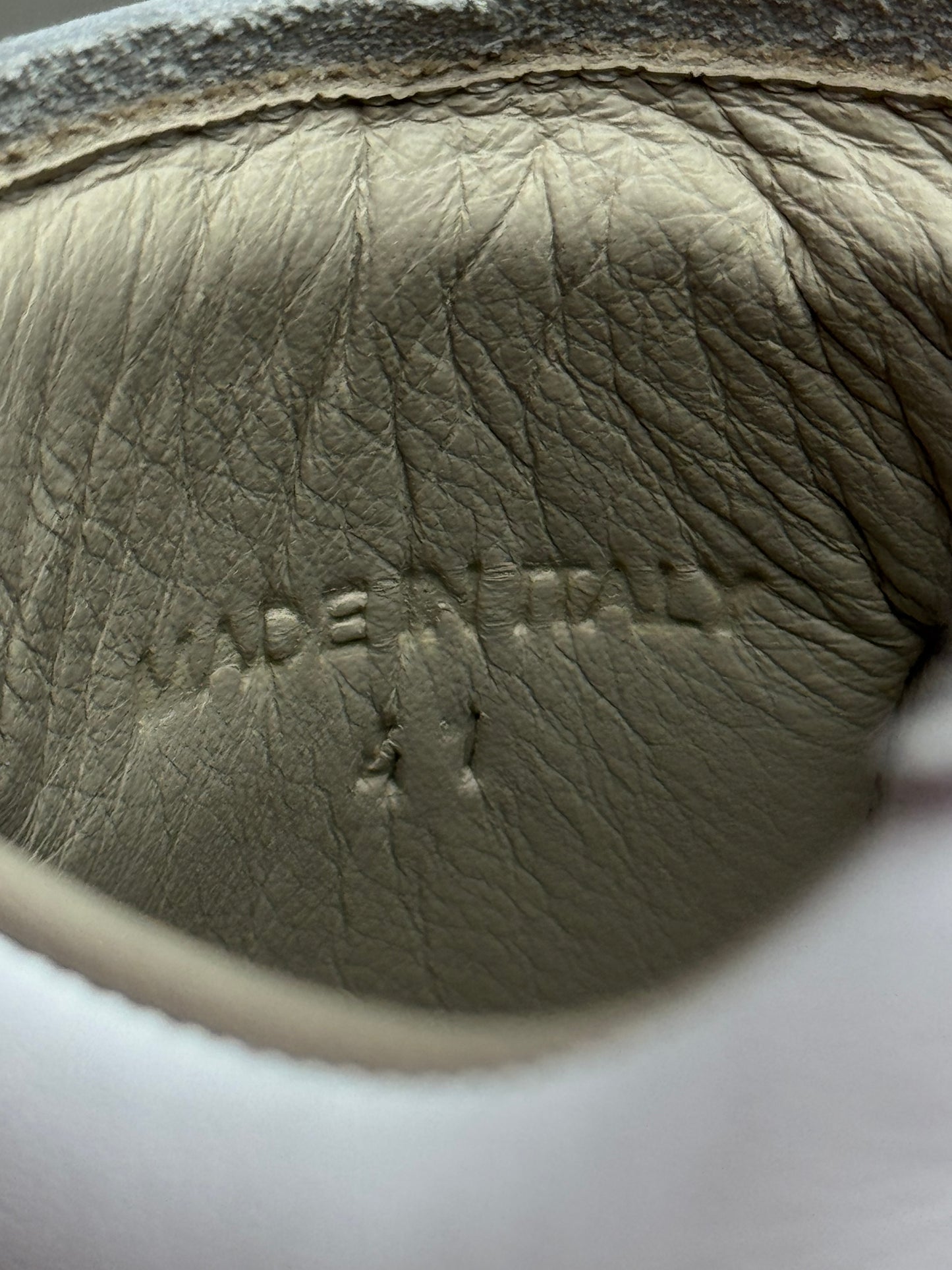 Maison Margiela Replica Leather Sneakers White