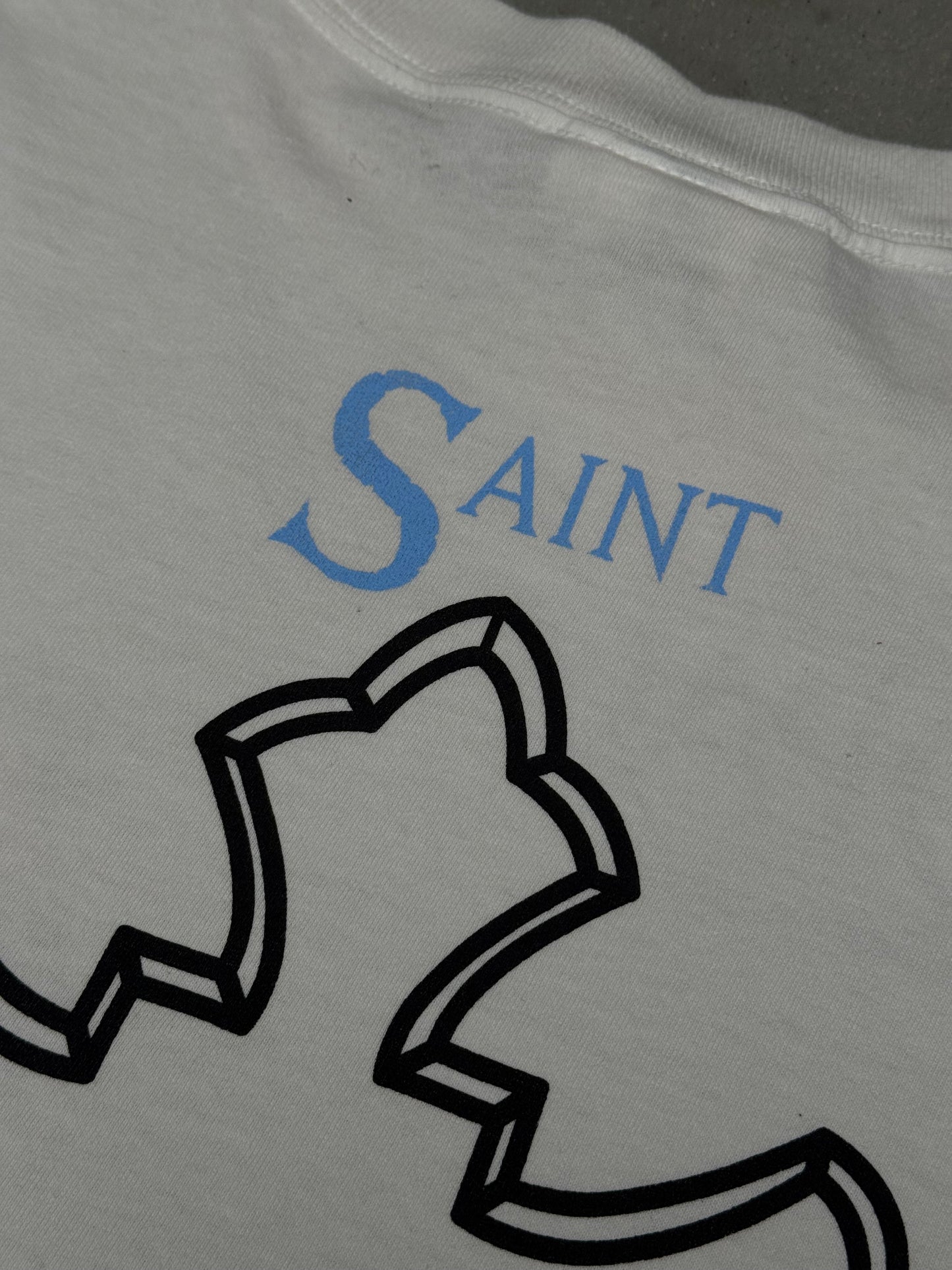 SAINT Mxxxxxx (Saint Michael) 2Pac T-Shirt White