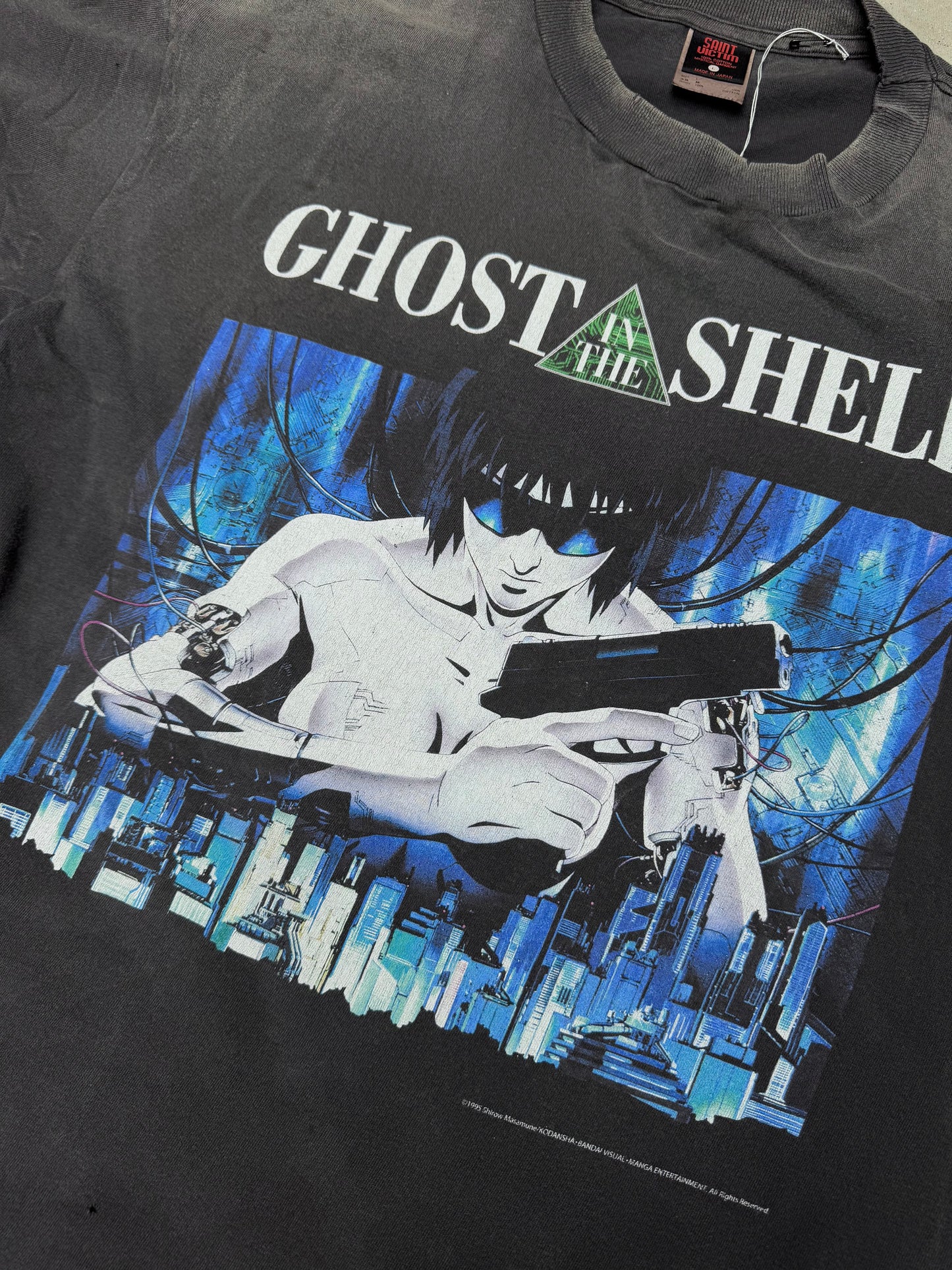 Saint Mxxxxxx Ghost In The Shell T-Shirt Black