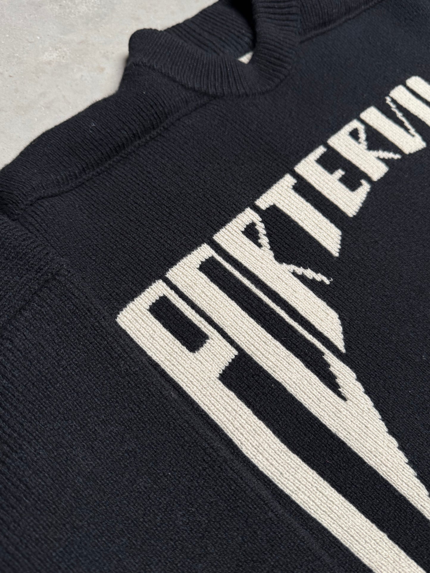 Rick Owens FW24 PORTERVILLE Jumbo Sweater Black