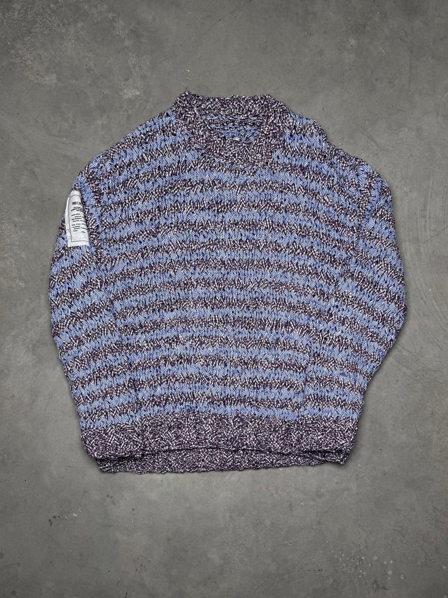 Maison Margiela Recicla Knitted Cotton Shirts Crewneck
