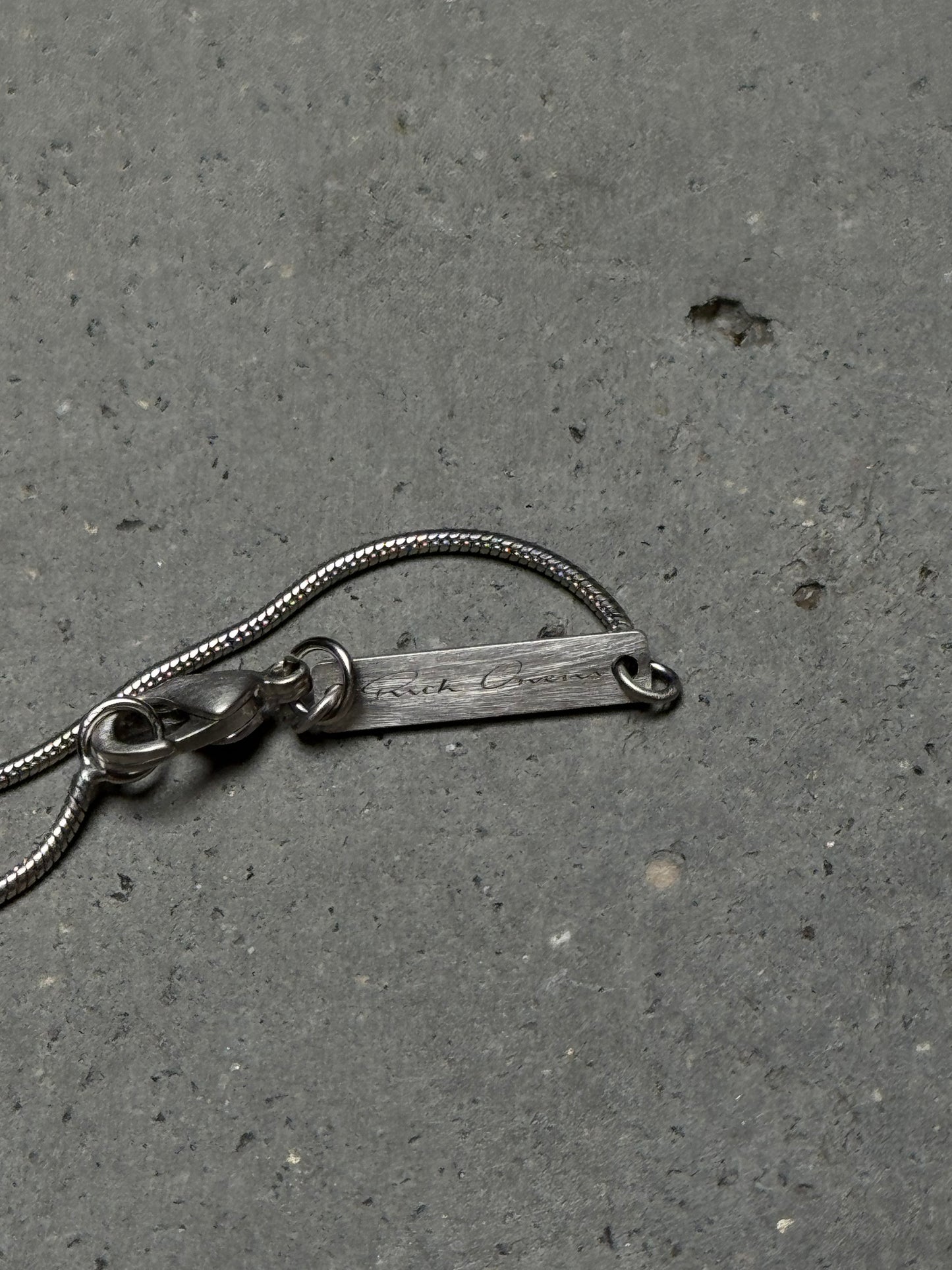 Rick Owens Pentagram Necklace