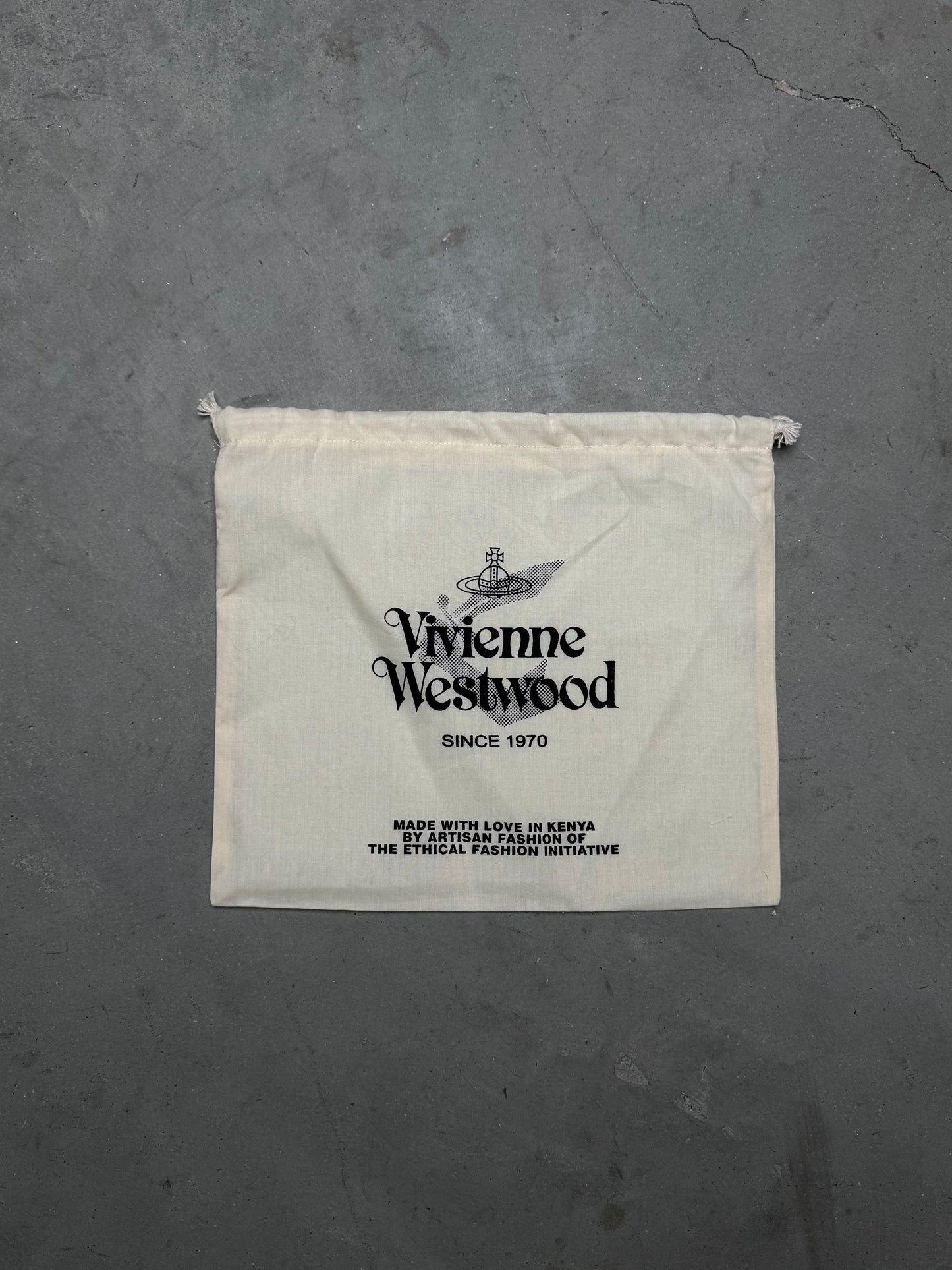 Vivienne Westwood Mabel Small Crochet Tote Bag Black