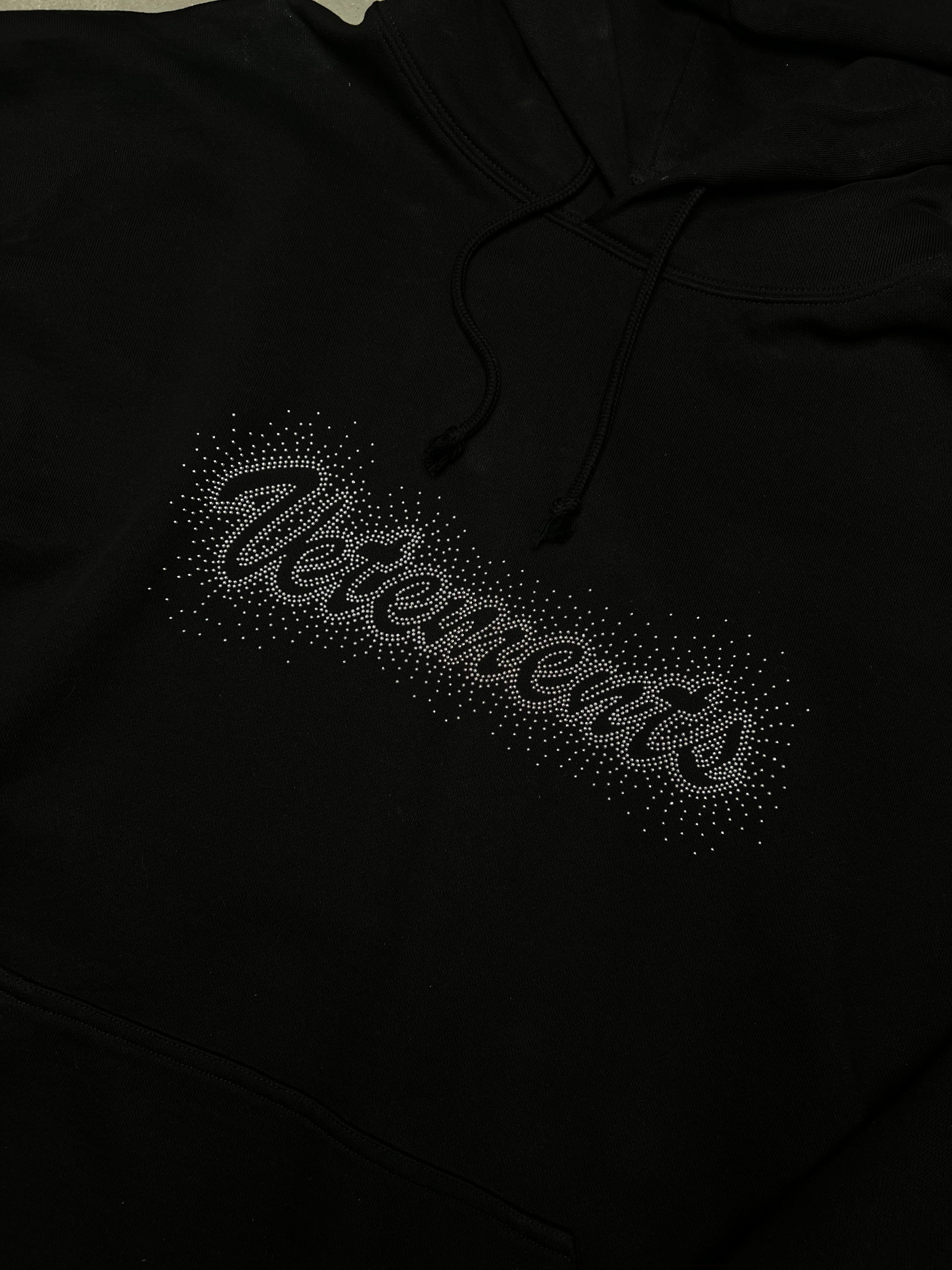 Vetements rhinestone online hoodie