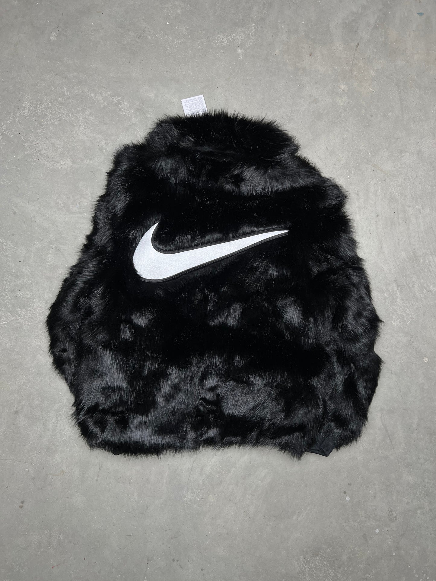 AMBUSH x Nike Faux Fur Reversible Jacket Black