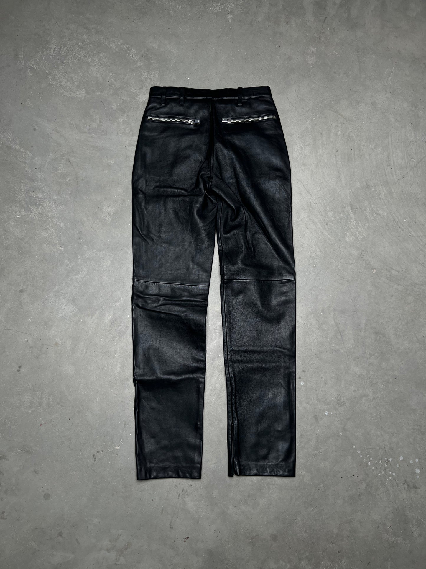 HELIOT EMIL Secluse Leather Trousers