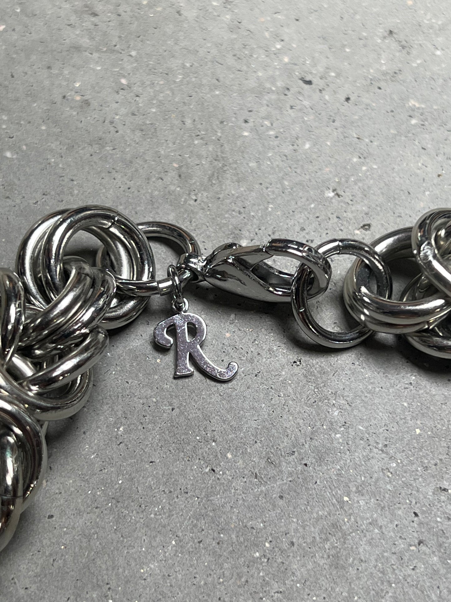 Raf Simons Multi-ring Chain Necklace